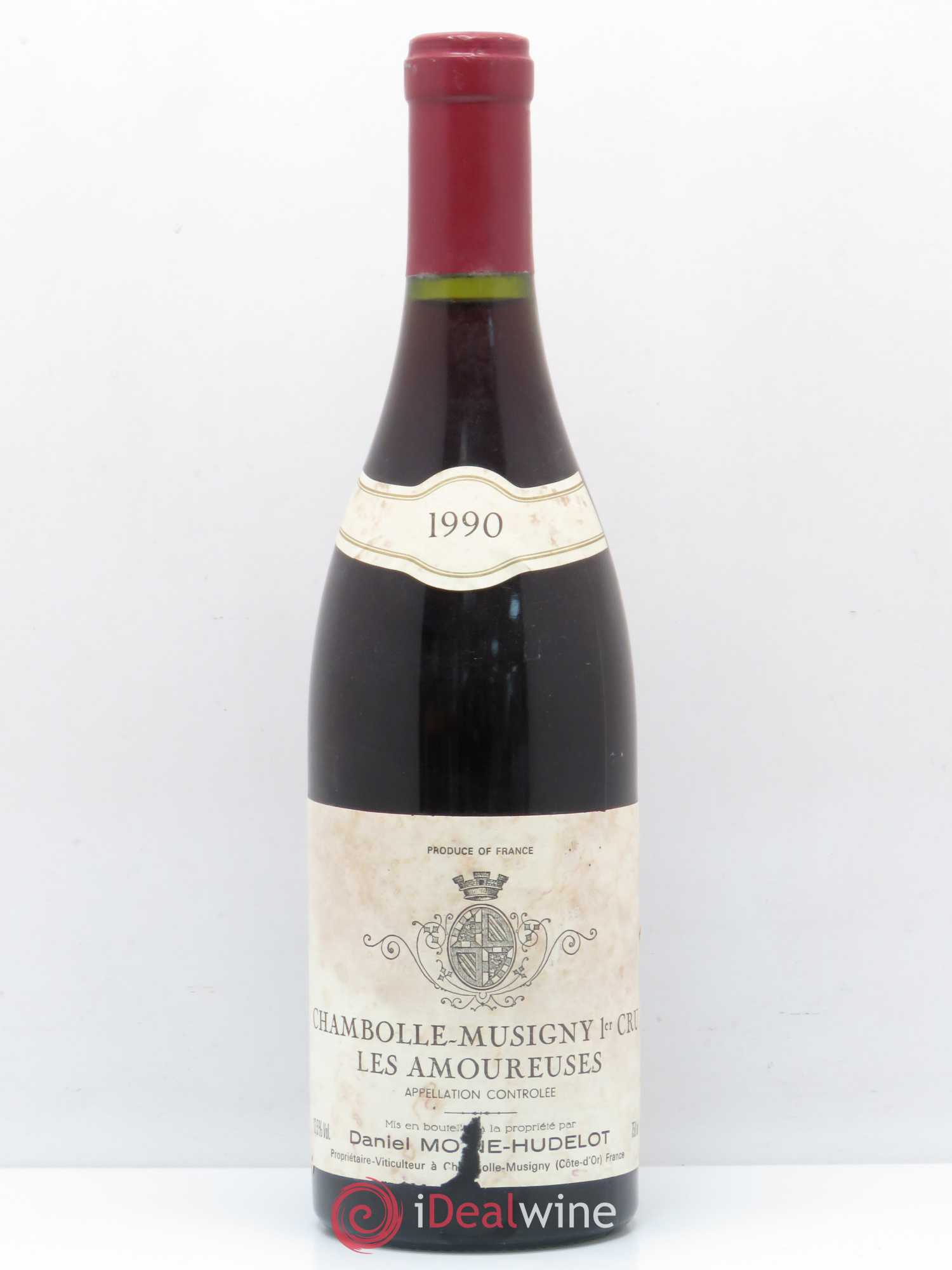 Chambolle-Musigny 1er Cru Les Amoureuses Moine-Hudelot (Domaine) 1990 - Lot de 1 bouteille - 0