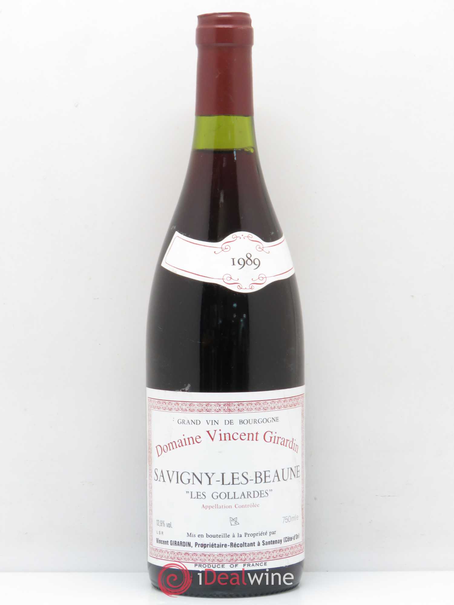 Savigny-lès-Beaune Les Gollardes Vincent Girardin 1989 - Posten von 1 Flasche - 0
