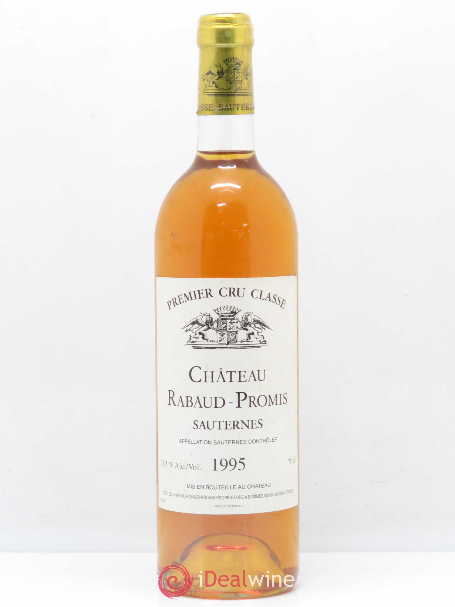 Château Rabaud Promis 1er Grand Cru Classé 1995 - Posten von 1 Flasche - 0