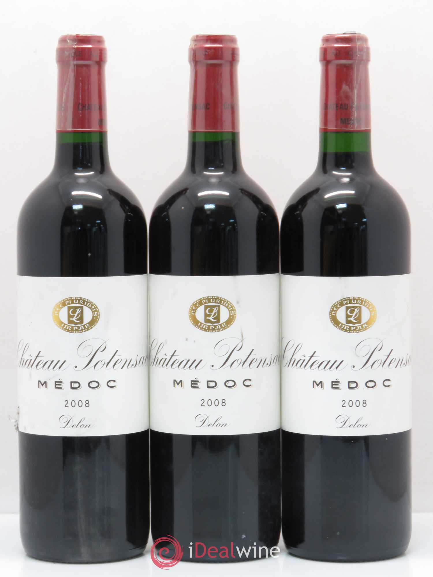 Château Potensac 2008 - Lot de 5 bouteilles - 1