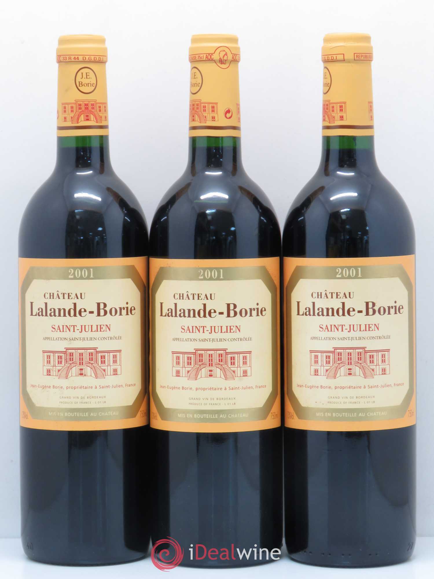 Château Lalande Borie 2001 - Lot de 6 bouteilles - 1