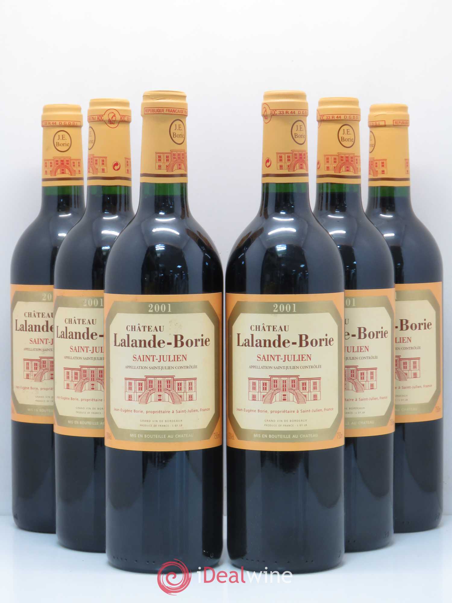 Château Lalande Borie 2001 - Lot de 6 bouteilles - 0