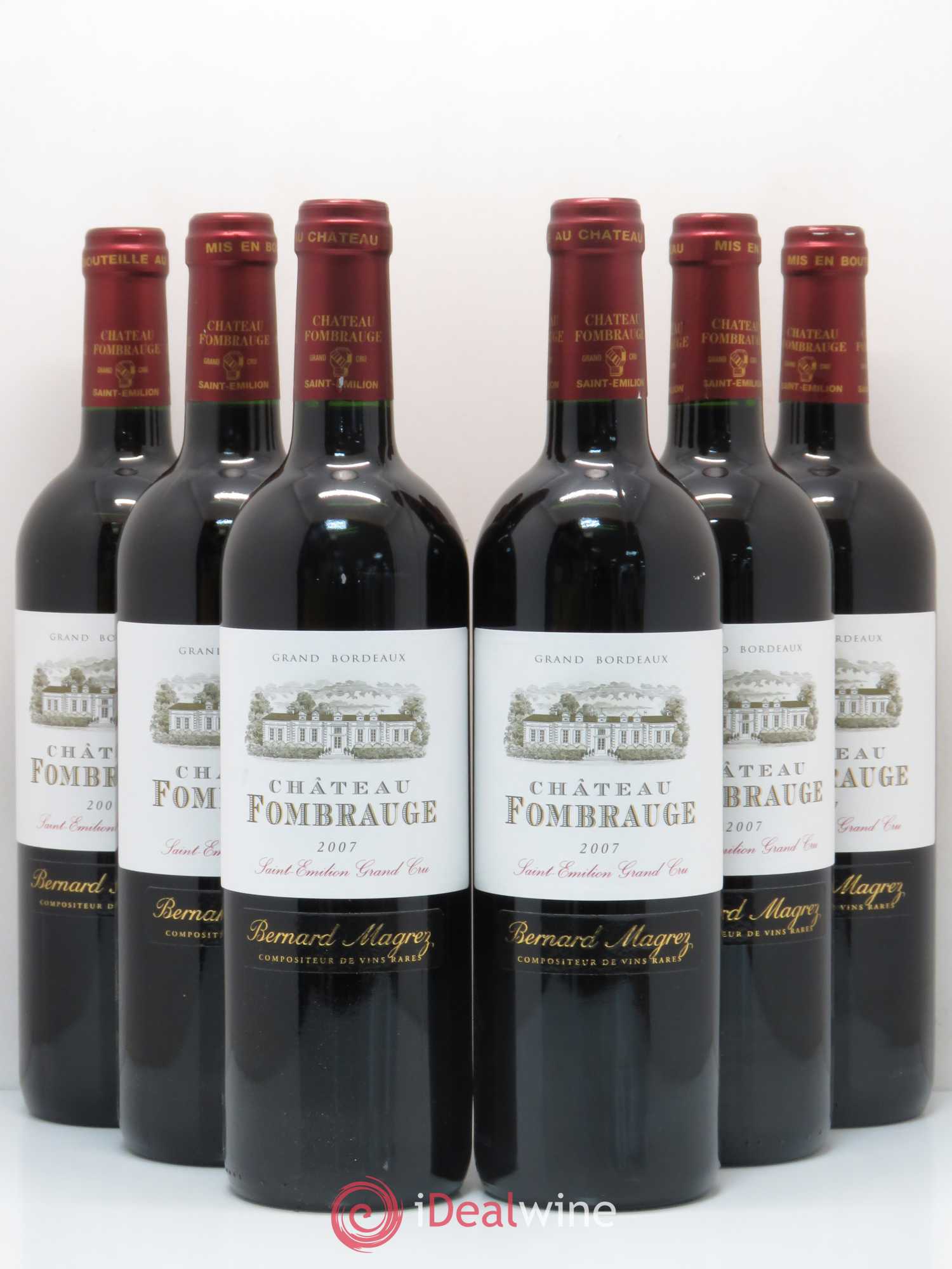 Château Fombrauge Grand Cru Classé 2007 - Lot de 6 bouteilles - 0