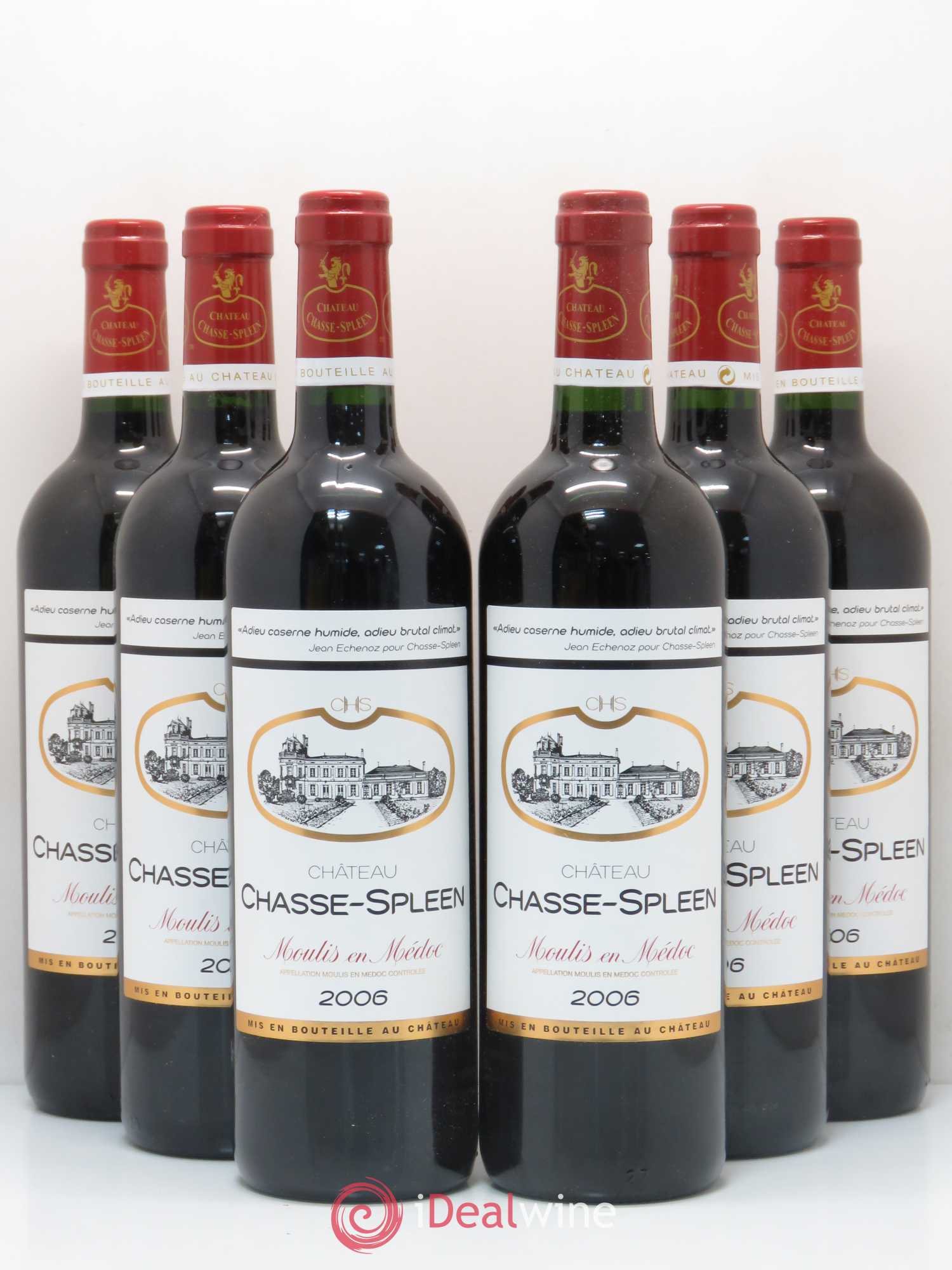 Château Chasse Spleen 2006 - Lot de 6 bouteilles - 0