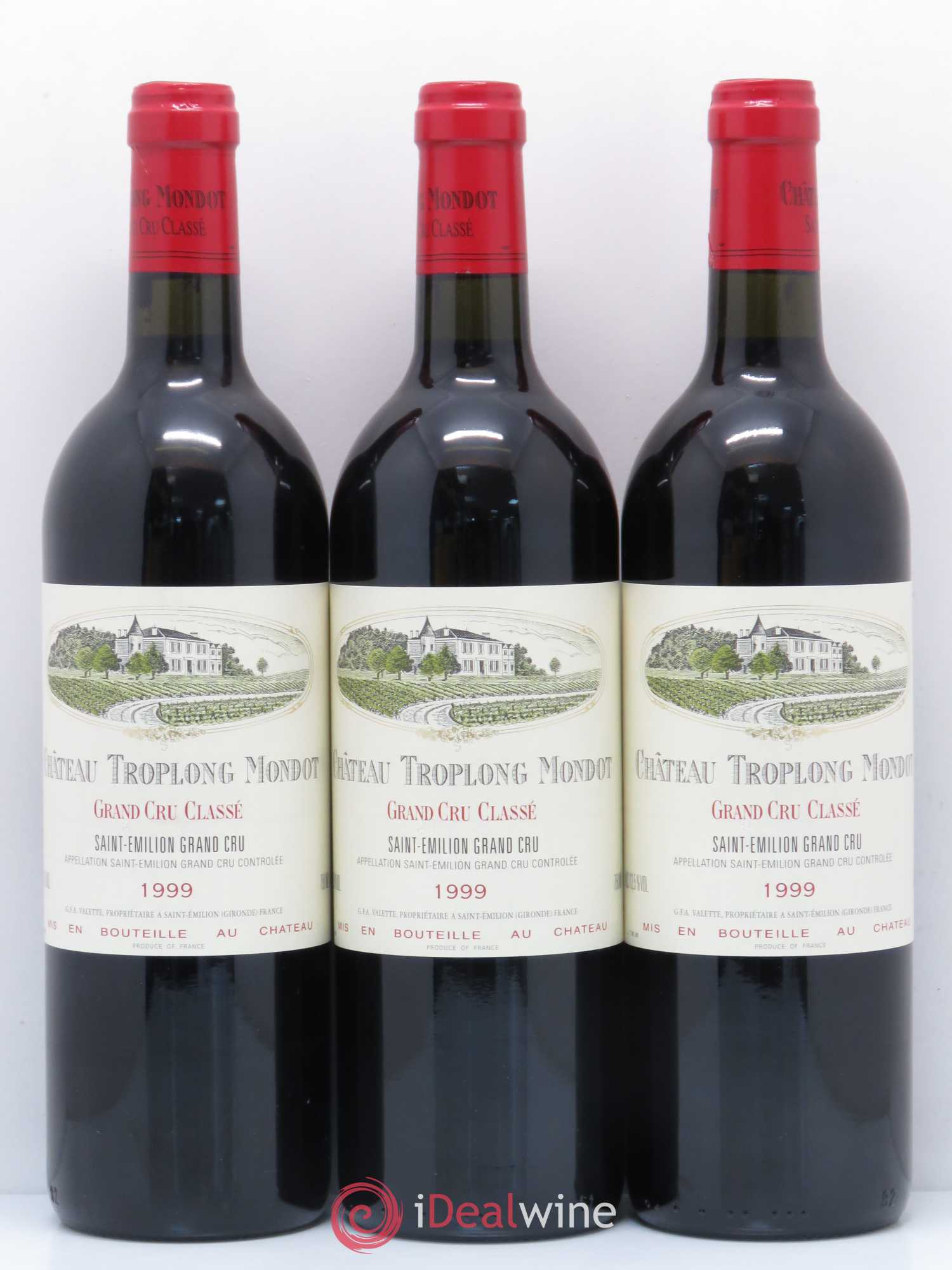 Château Troplong Mondot 1er Grand Cru Classé B 1999 - Lotto di 6 bottiglie - 2