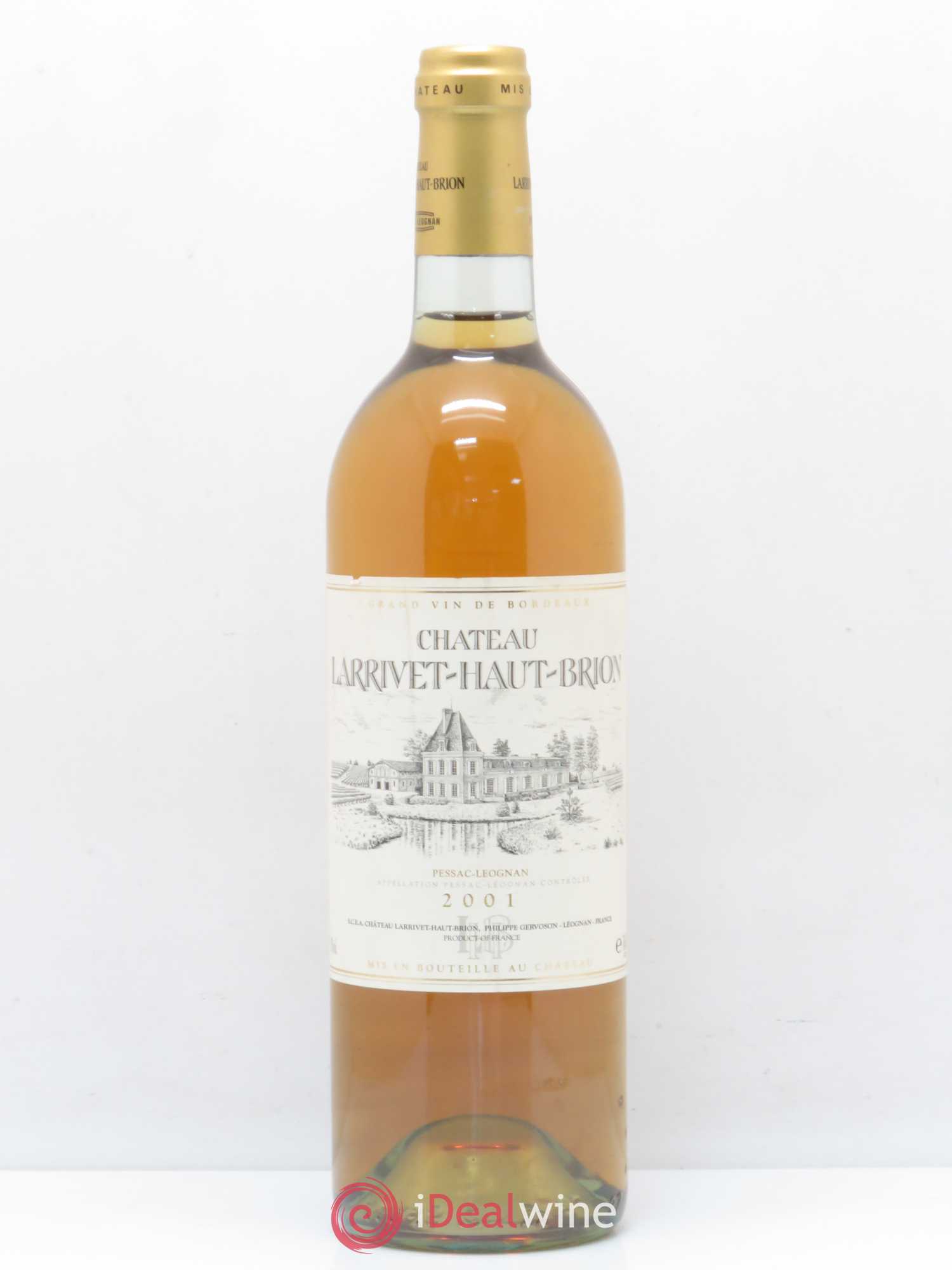 Château Larrivet Haut-Brion 2001 - Lot de 1 bouteille - 0