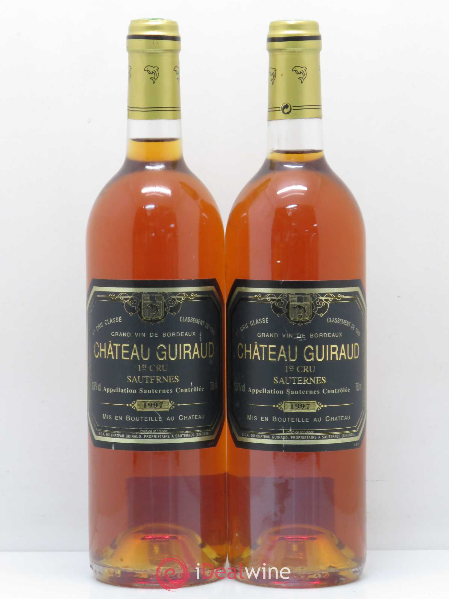 Château Guiraud 1er Grand Cru Classé 1997 - Lotto di 2 bottiglie - 0