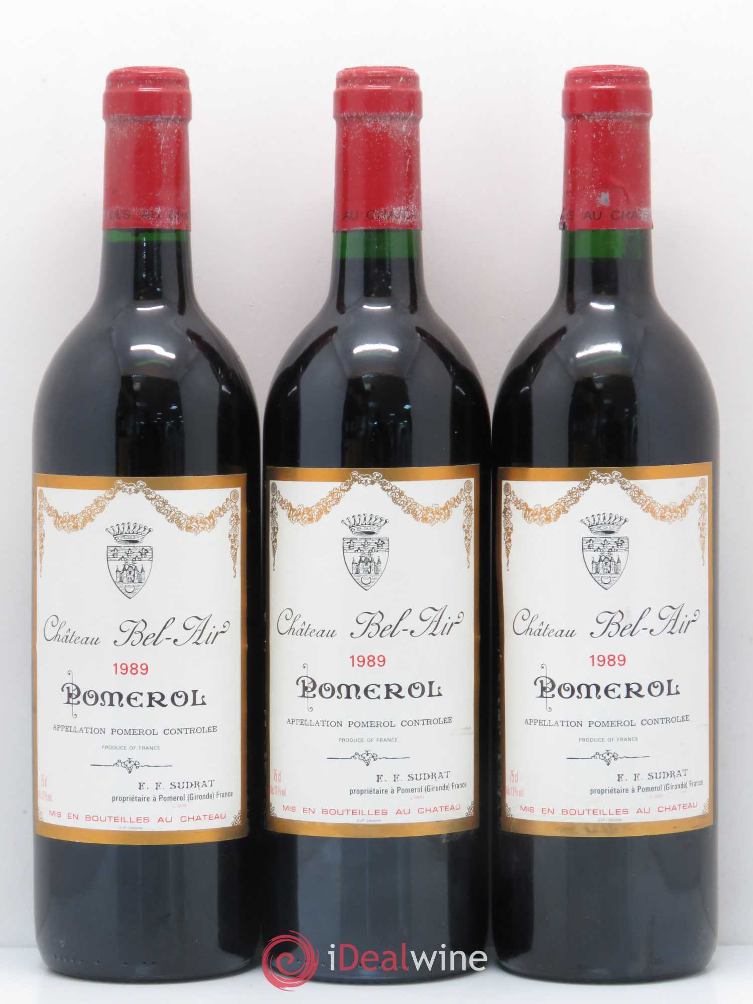 Château Bel Air 1989 - Lot de 12 bouteilles - 2