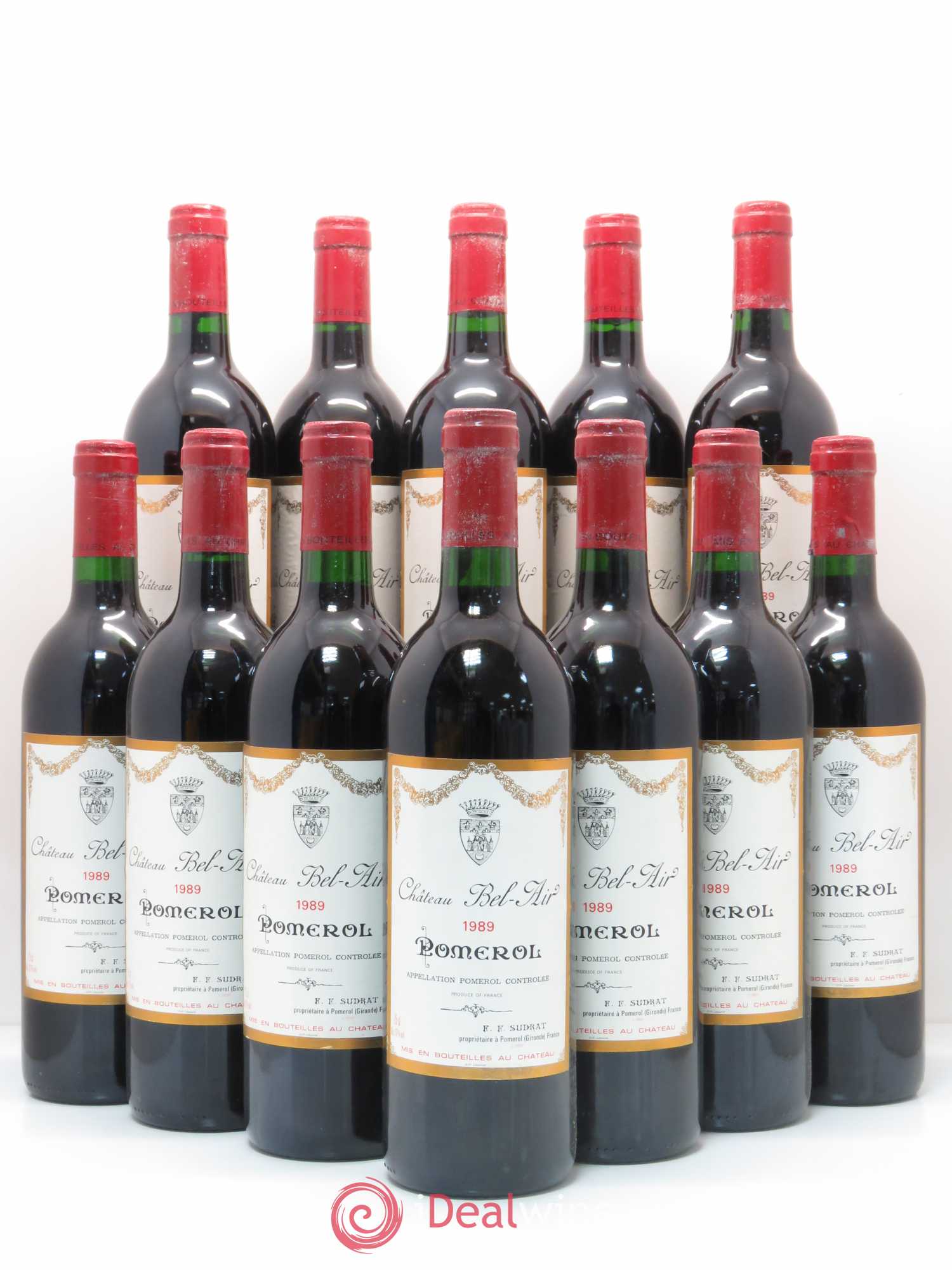 Château Bel Air 1989 - Lot de 12 bouteilles - 0