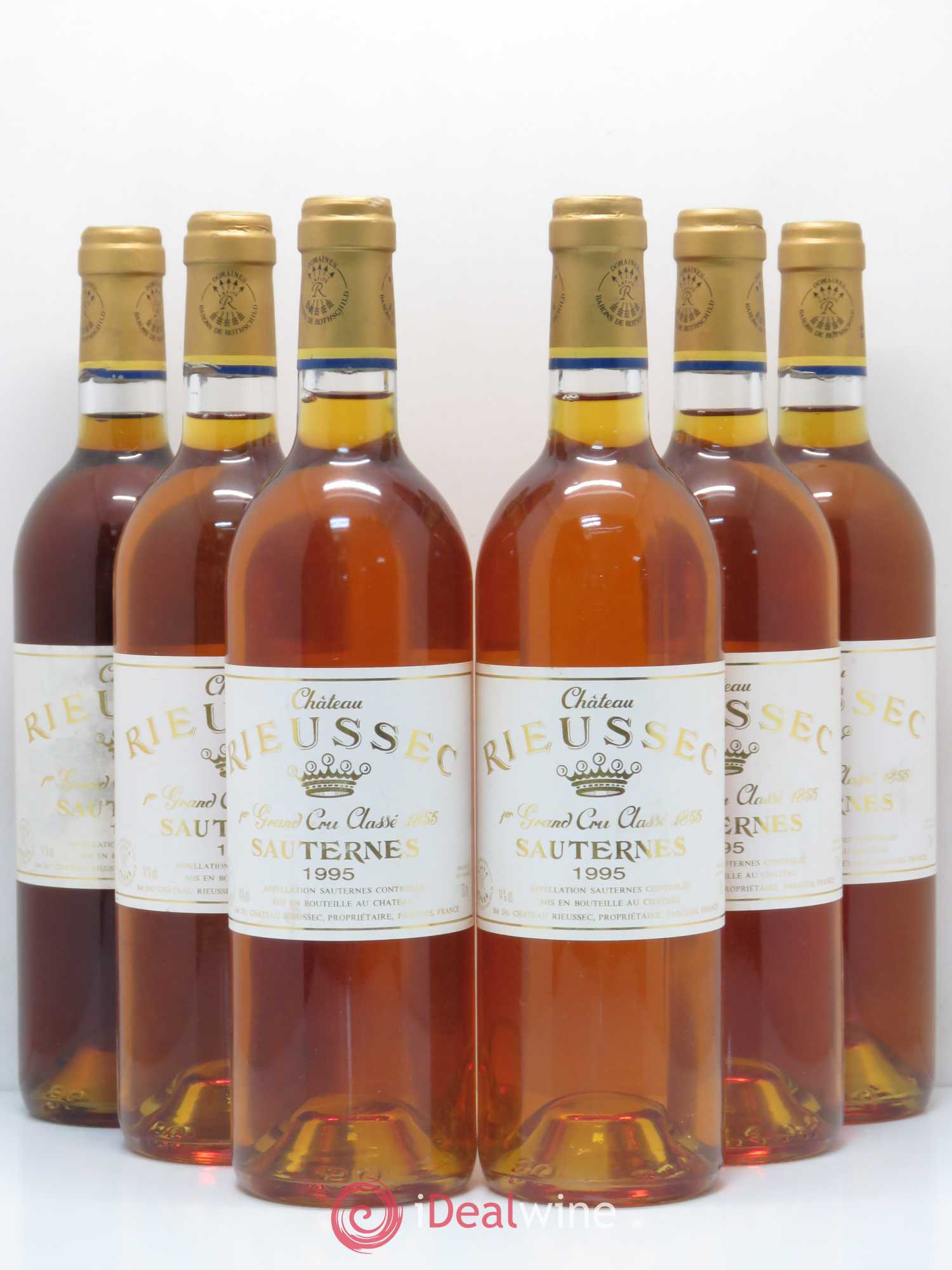 Château Rieussec 1er Grand Cru Classé 1995 - Lotto di 6 bottiglie - 0