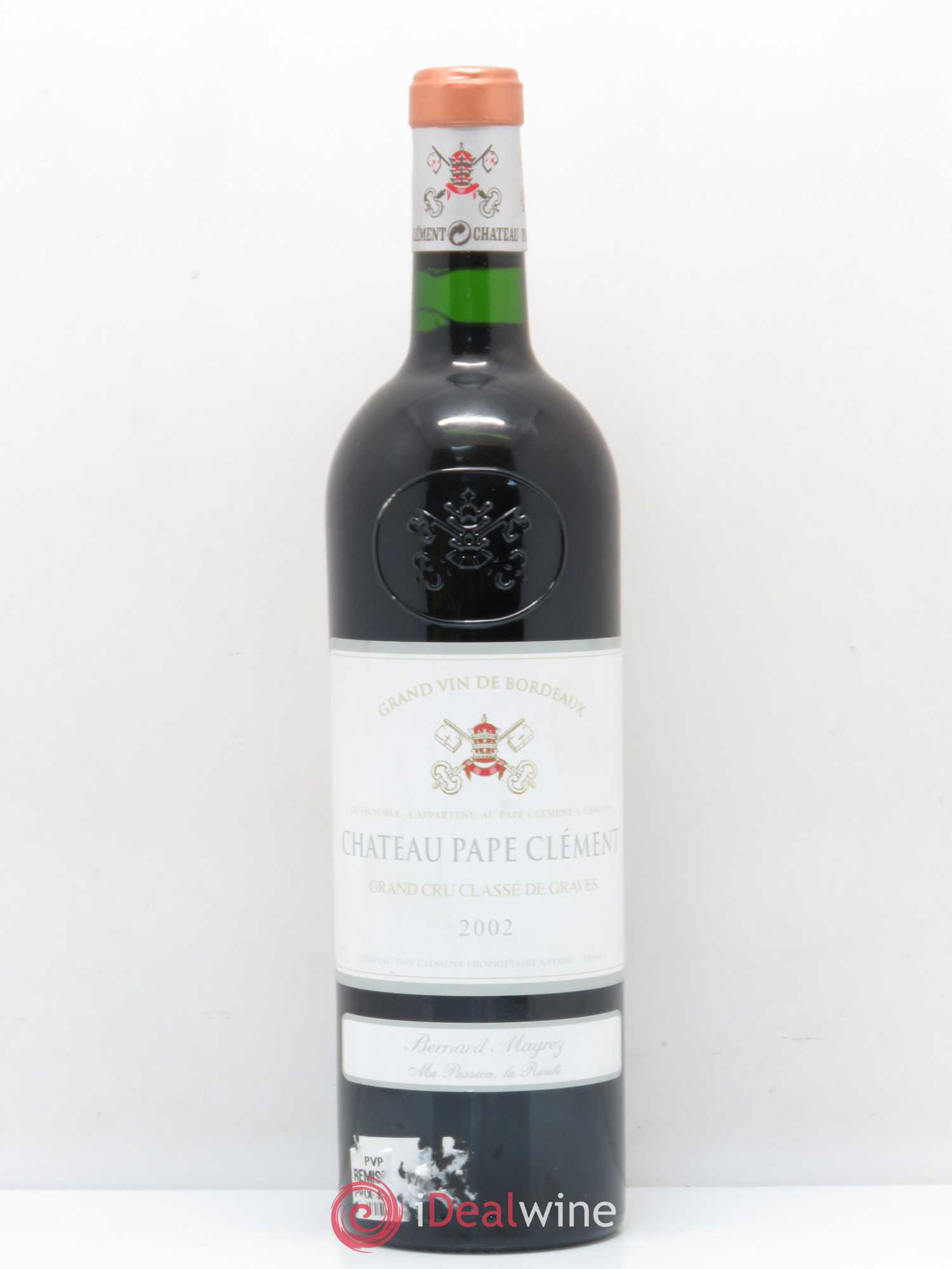 Château Pape Clément Cru Classé de Graves 2002 - Lot de 1 bouteille - 0