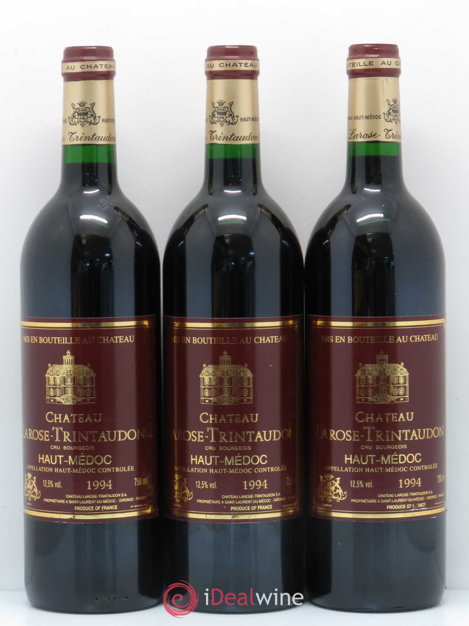 Château Larose Trintaudon Cru Bourgeois 1994 - Lot de 6 bouteilles - 1