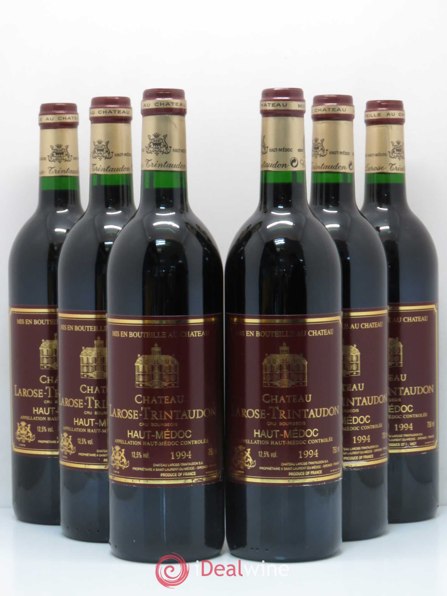 Château Larose Trintaudon Cru Bourgeois 1994 - Lot de 6 bouteilles - 0