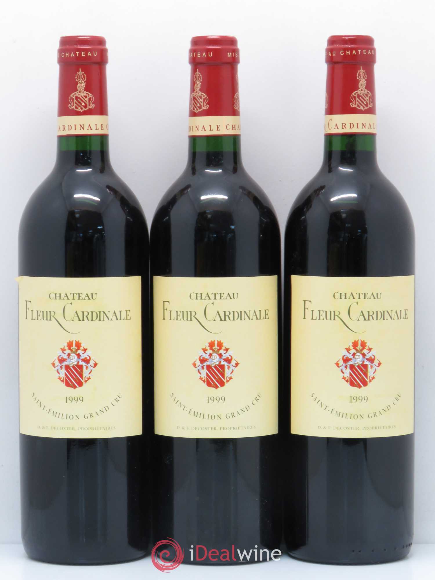Château Fleur Cardinale Grand Cru Classé 1999 - Lot de 3 bouteilles - 0