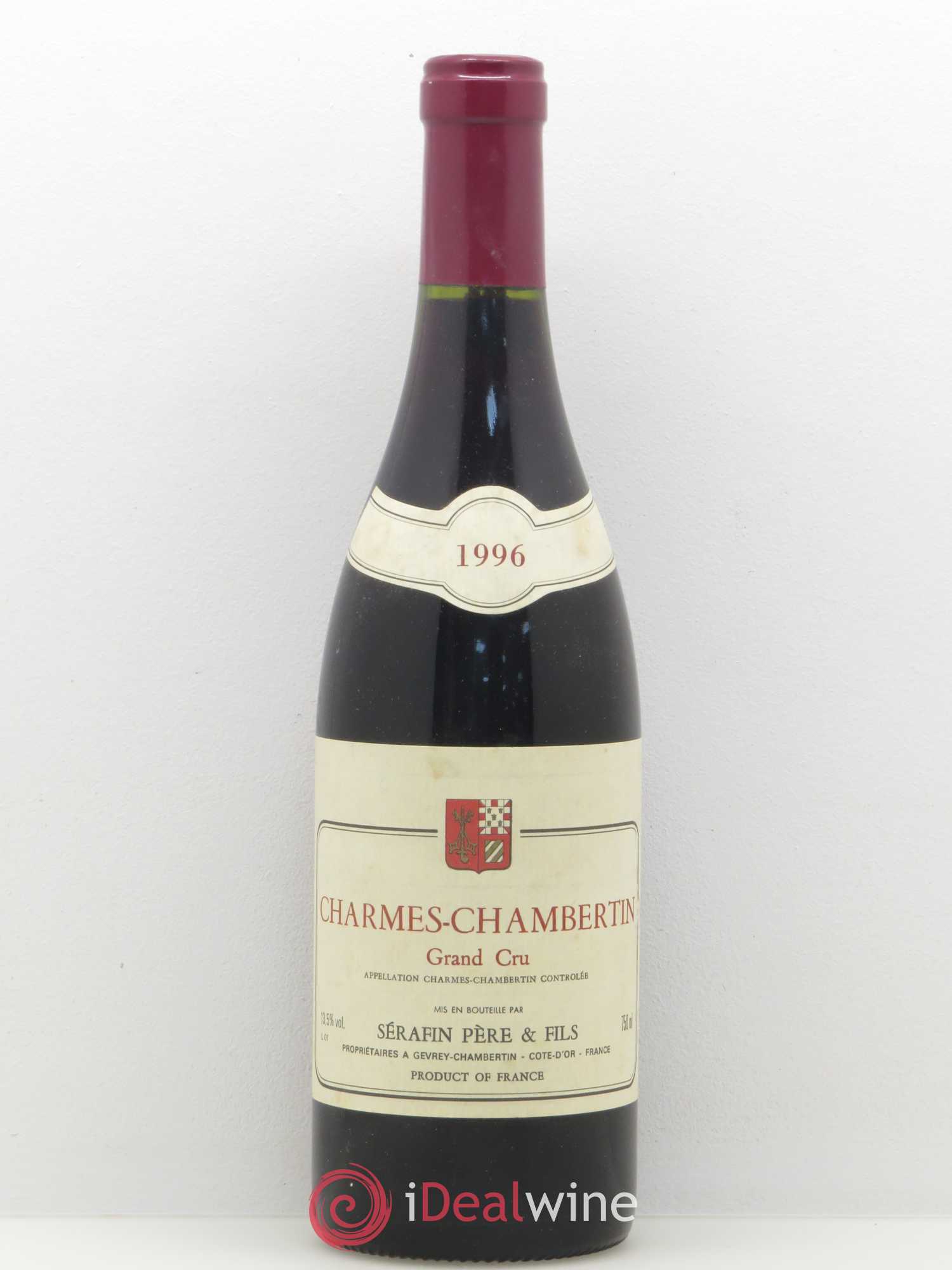 Charmes-Chambertin Grand Cru Serafin 1996 - Lot de 1 bouteille - 0