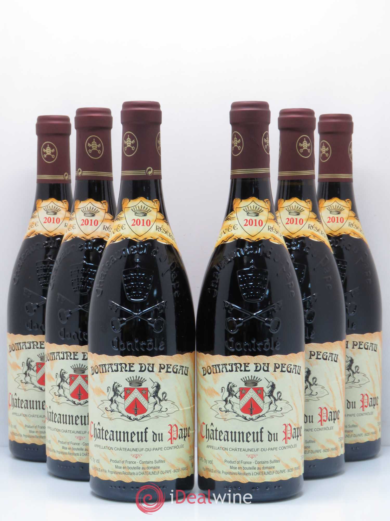 Châteauneuf-du-Pape Domaine du Pégau Cuvée Réservée Paul et Laurence Féraud 2010 - Lot de 6 bouteilles - 0