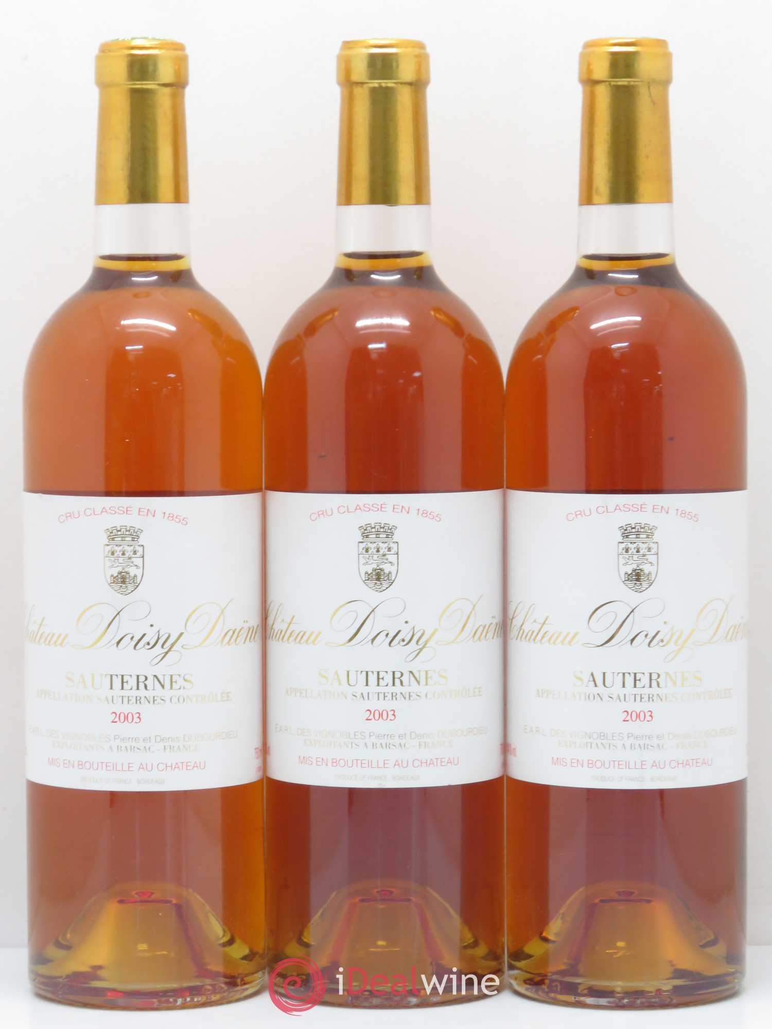 Château Doisy Daëne 2ème Grand Cru Classé 2003 - Lotto di 6 bottiglie - 1