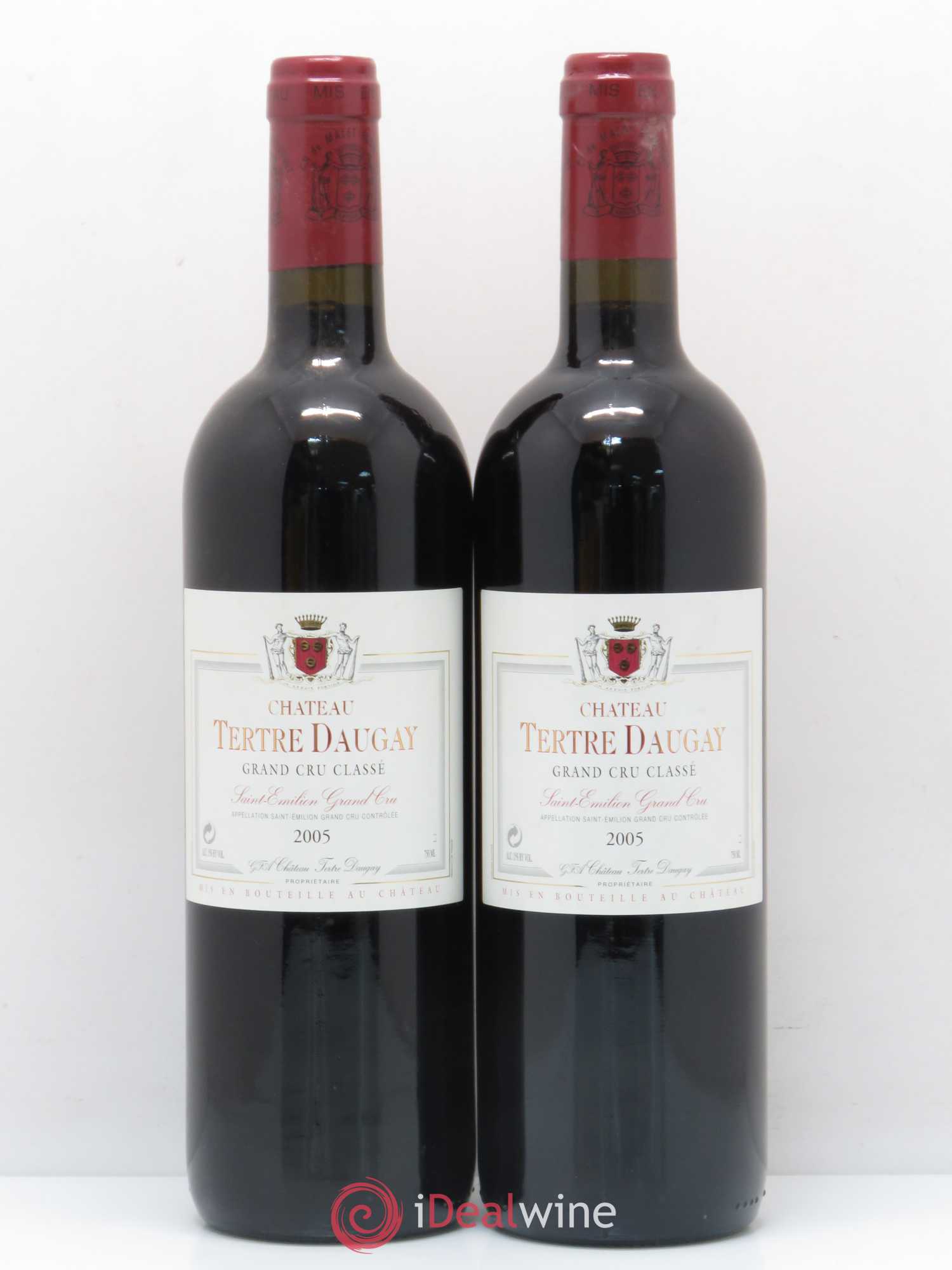 Château Tertre Daugay Grand Cru Classé 2005 - Lot de 2 bouteilles - 0