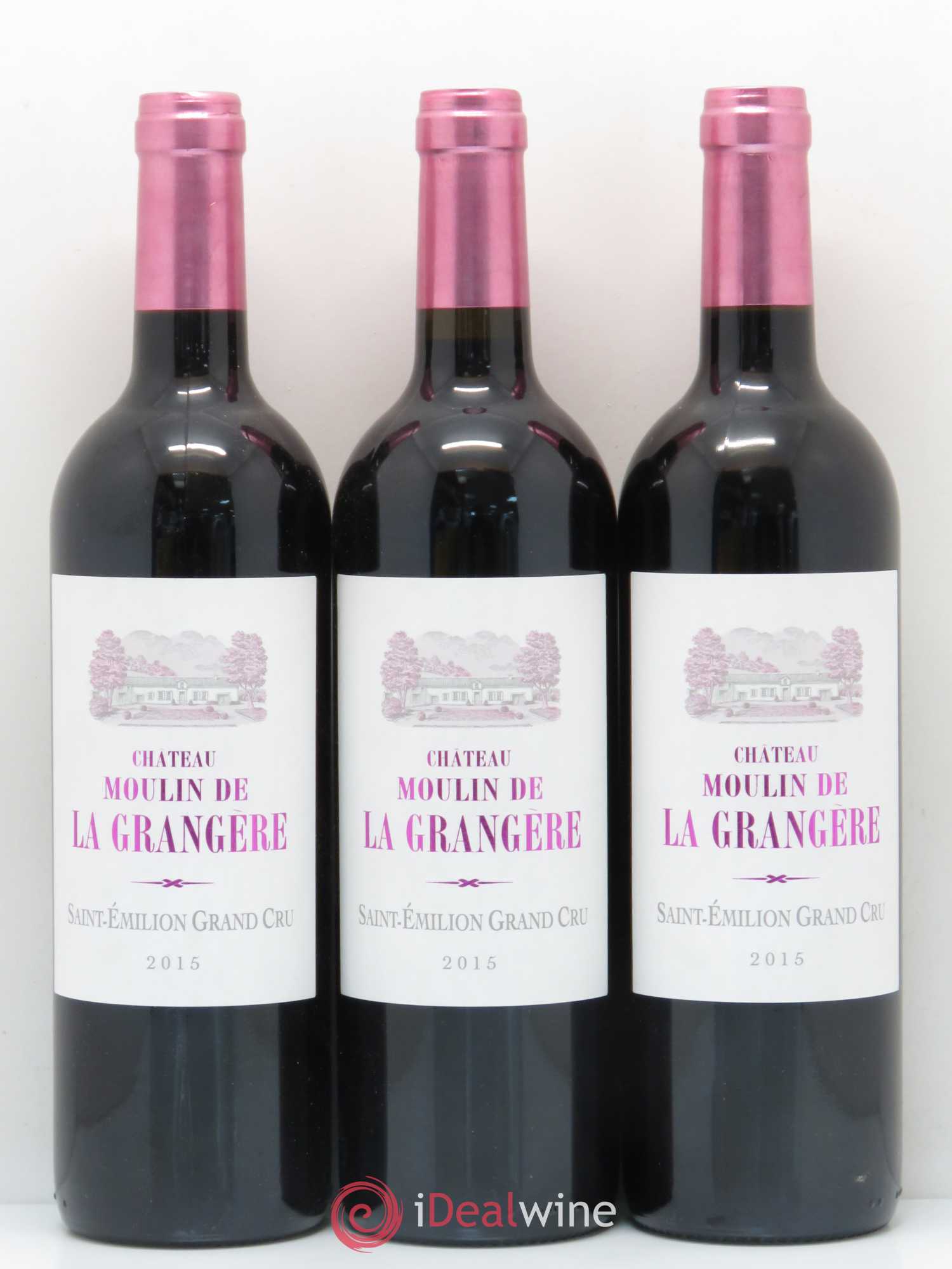 Saint-Émilion Grand Cru Château Moulin de La Grangère 2015 - Lot de 6 bouteilles - 2