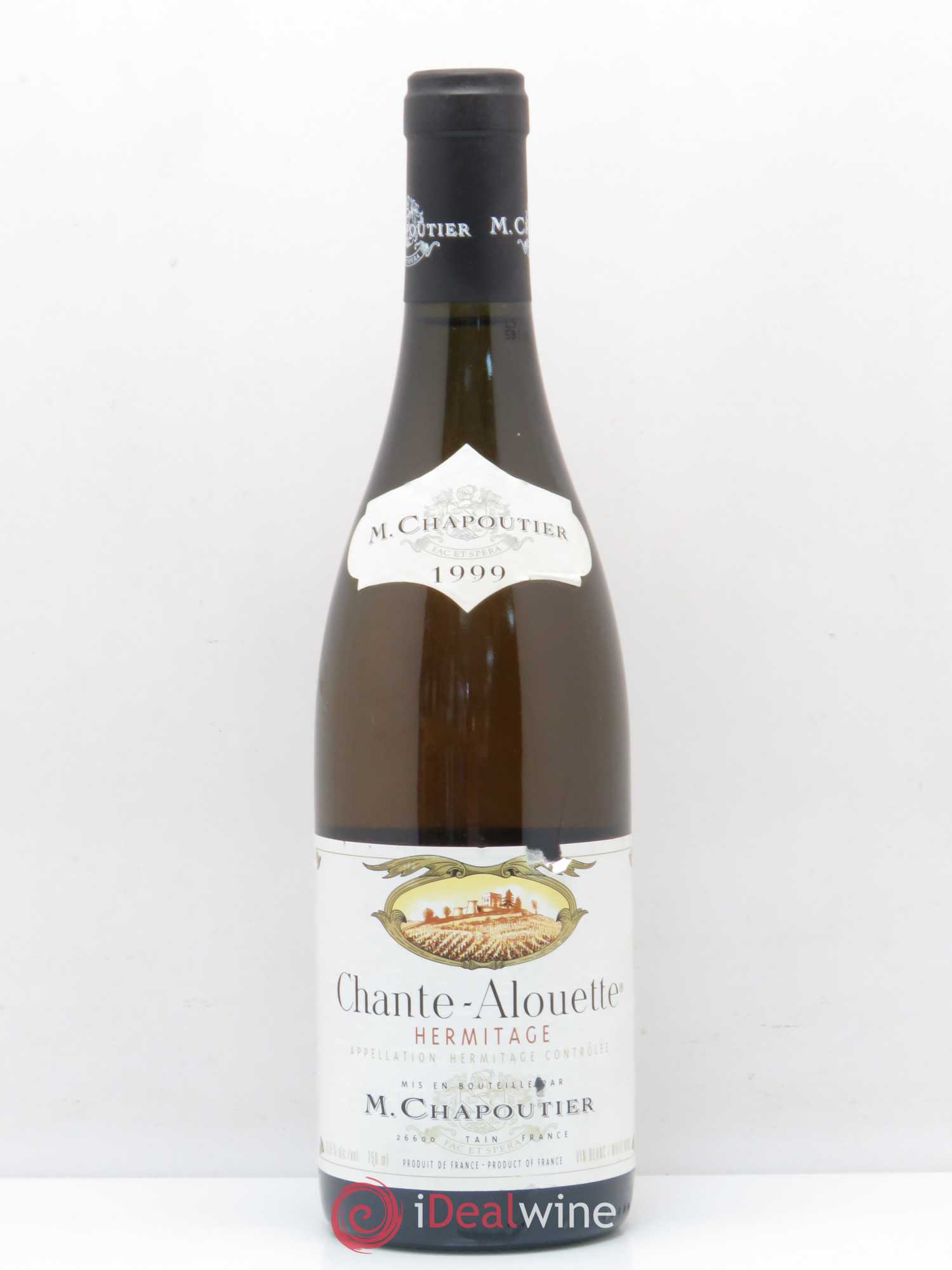 Hermitage Chante Alouette Chapoutier 1999 - Lot de 1 bouteille - 0