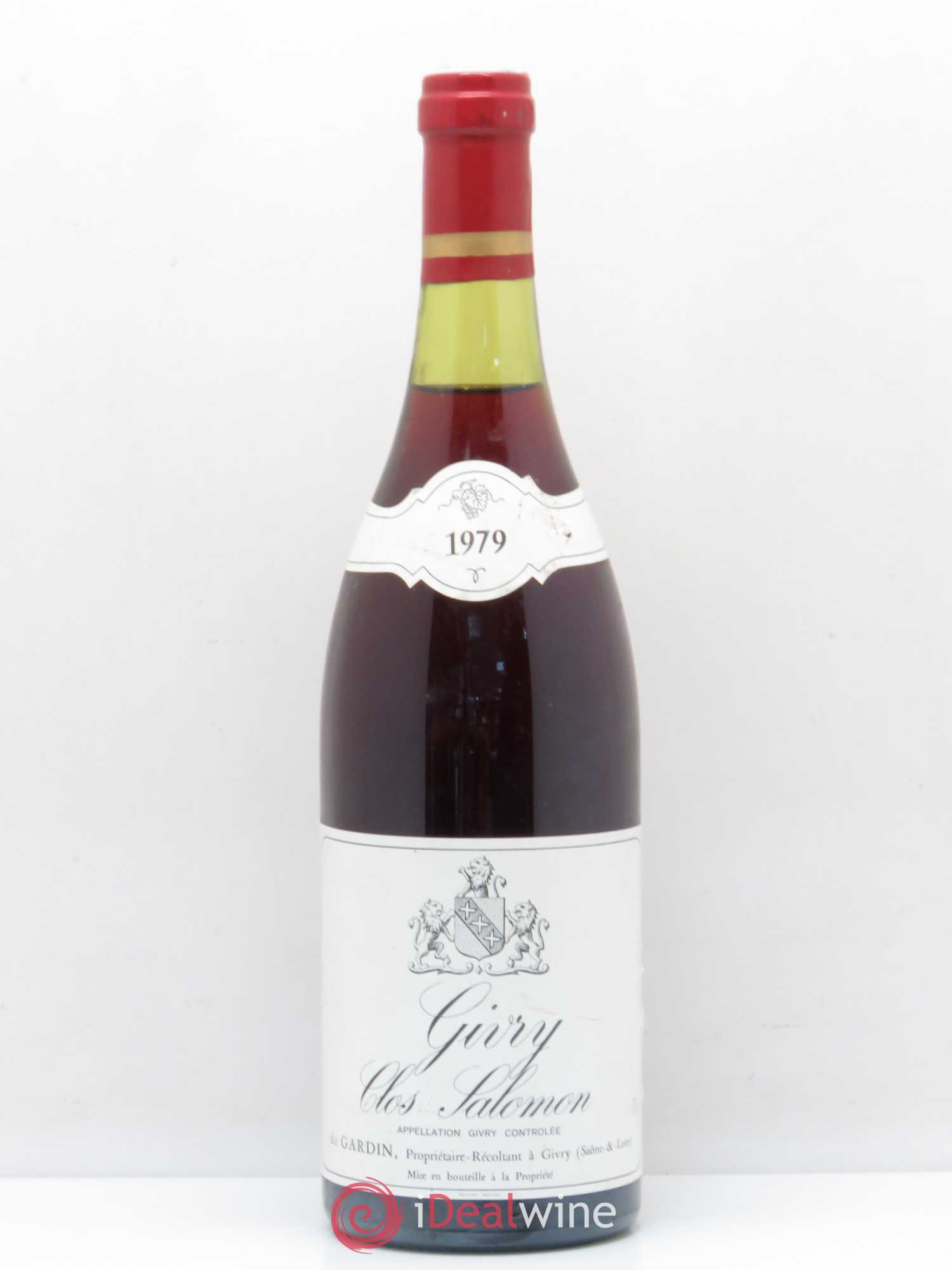 Givry 1er Cru Clos Salomon du Gardin 1979 - Posten von 1 Flasche - 0