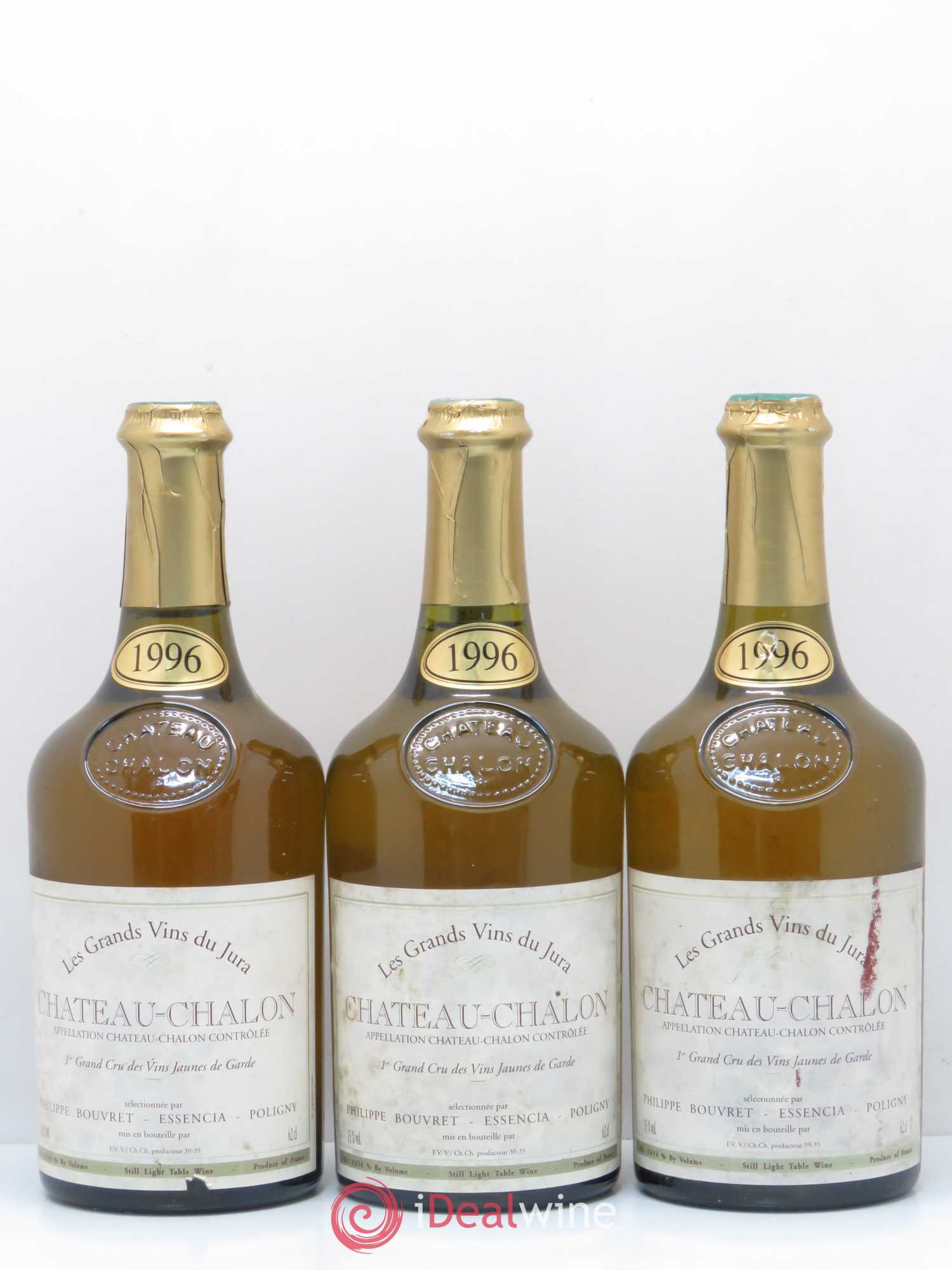 Château-Chalon Philippe Bouvret 1996 - Posten von 3 Flaschen - 0
