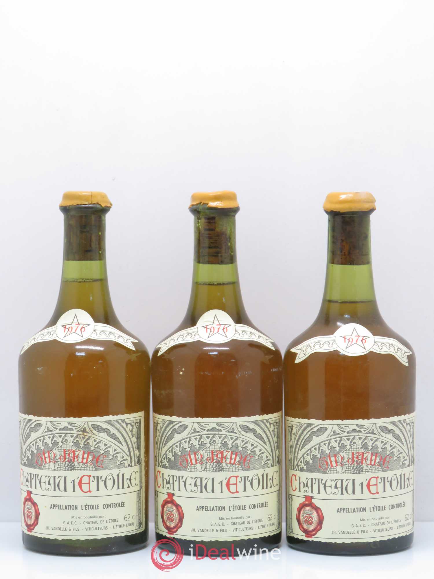 L'Etoile Vin Jaune Château l'Etoile 1976 - Lot de 3 bouteilles - 0