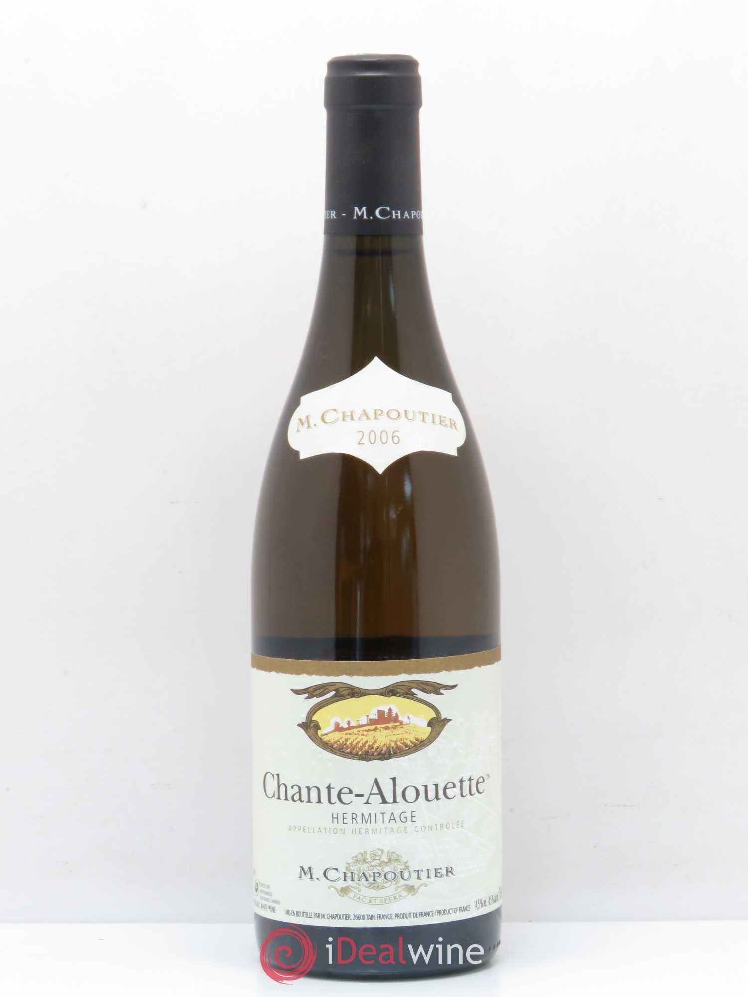 Hermitage Chante Alouette Chapoutier 2006 - Lot de 1 bouteille - 0
