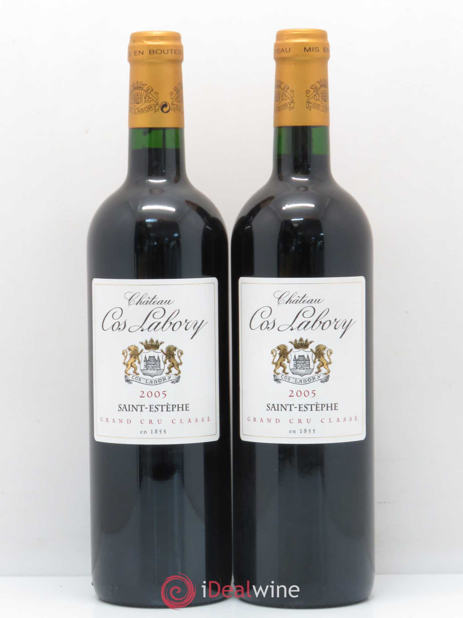 Château Cos Labory 5ème Grand Cru Classé 2005 - Lot de 2 bouteilles - 0