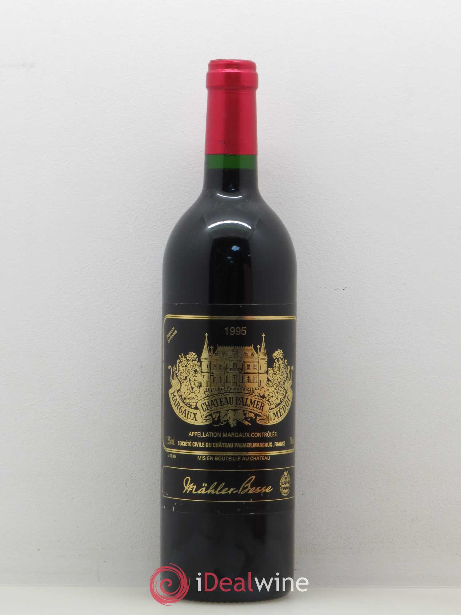 Château Palmer 3ème Grand Cru Classé 1995 - Lot de 1 bouteille - 0