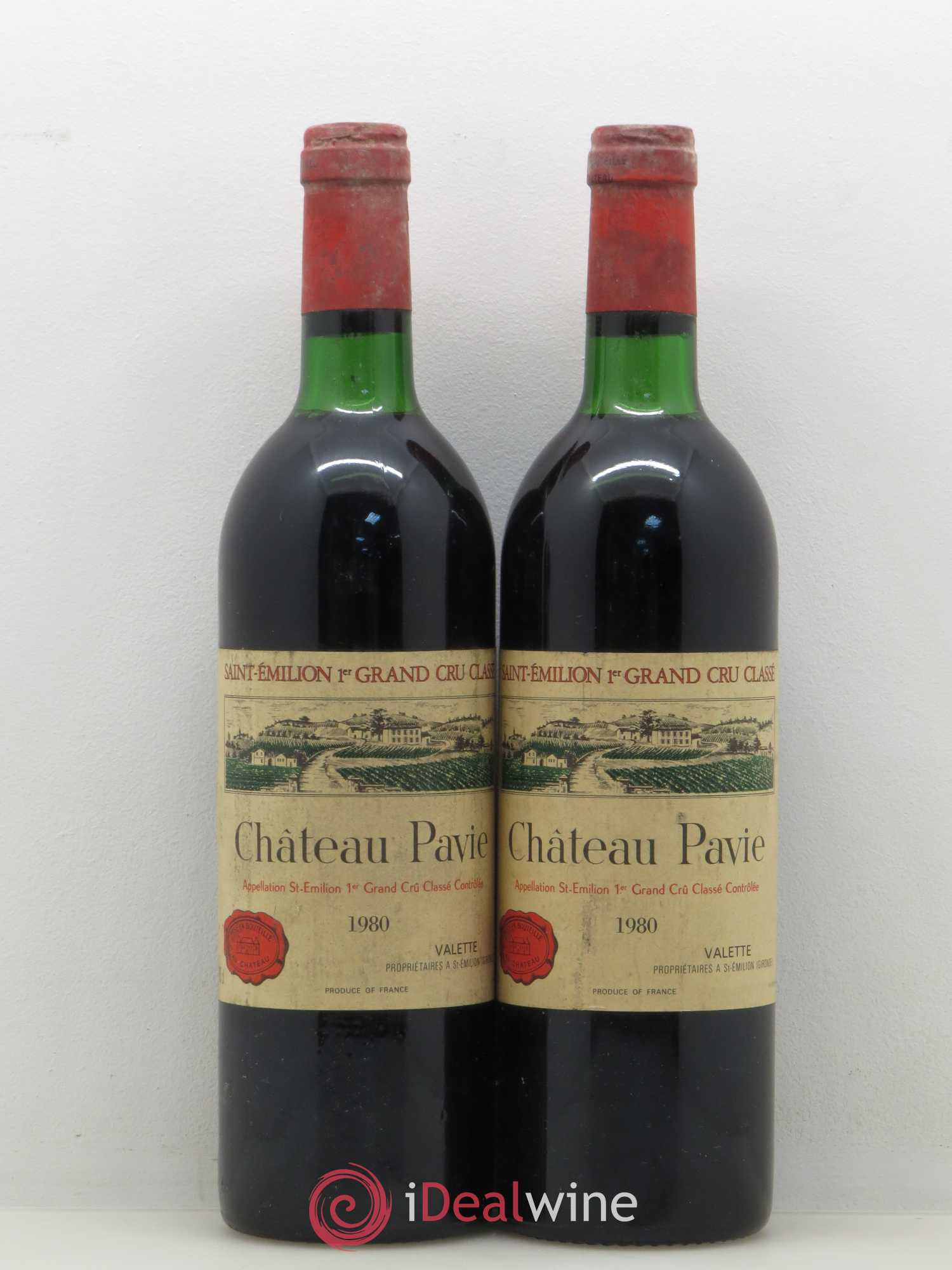 Château Pavie 1er Grand Cru Classé A 1980 - Lot de 2 bouteilles - 0