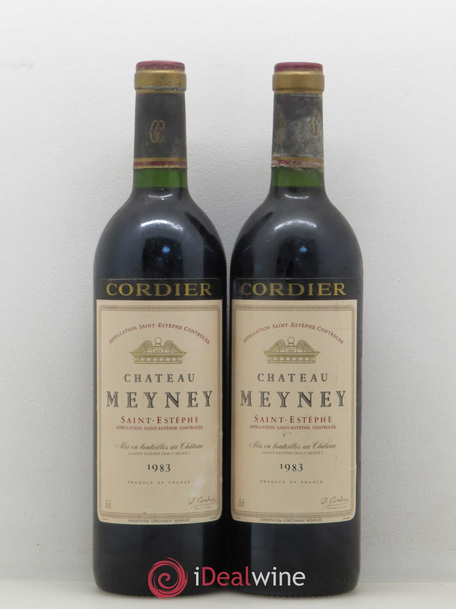 Château Meyney 1983 - Lot de 2 bouteilles - 0