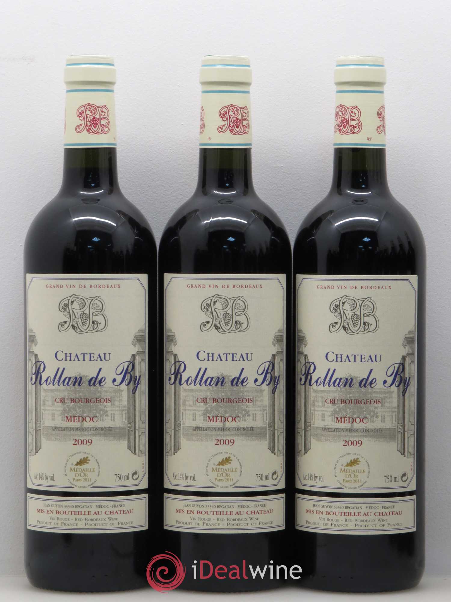 Château Rollan de By Cru Bourgeois 2009 - Lot de 12 bouteilles - 1