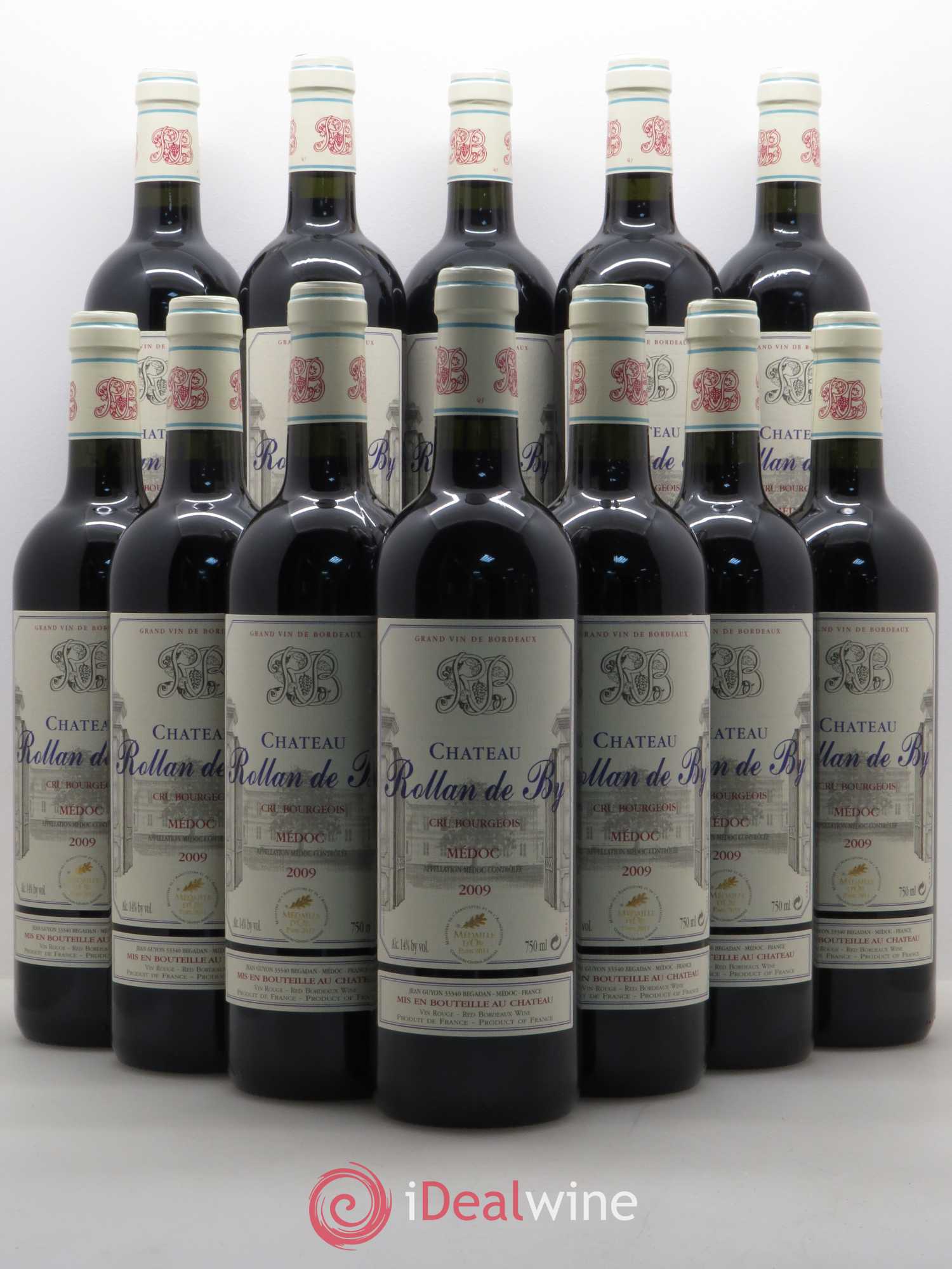Château Rollan de By Cru Bourgeois 2009 - Lot de 12 bouteilles - 0