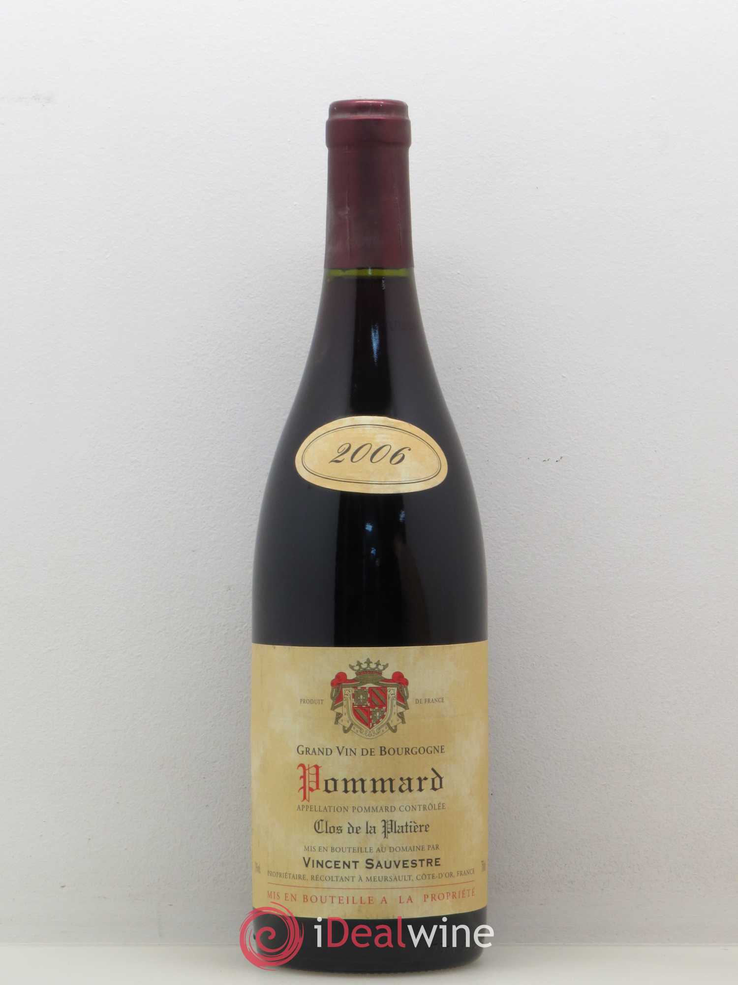 Pommard Clos de la Platière Sauvestre 2006 - Posten von 1 Flasche - 0