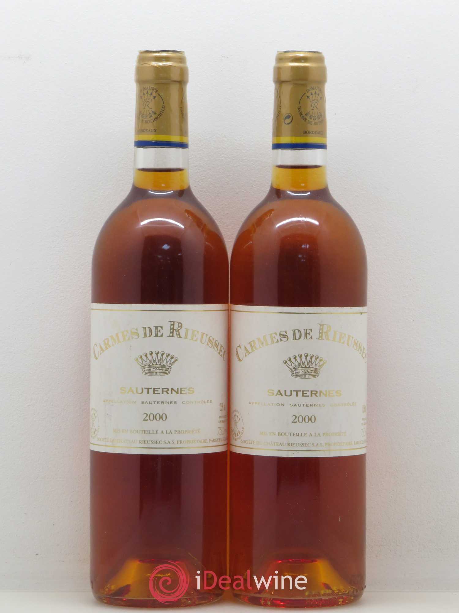 Carmes de Rieussec 2000 - Lotto di 5 bottiglie - 2