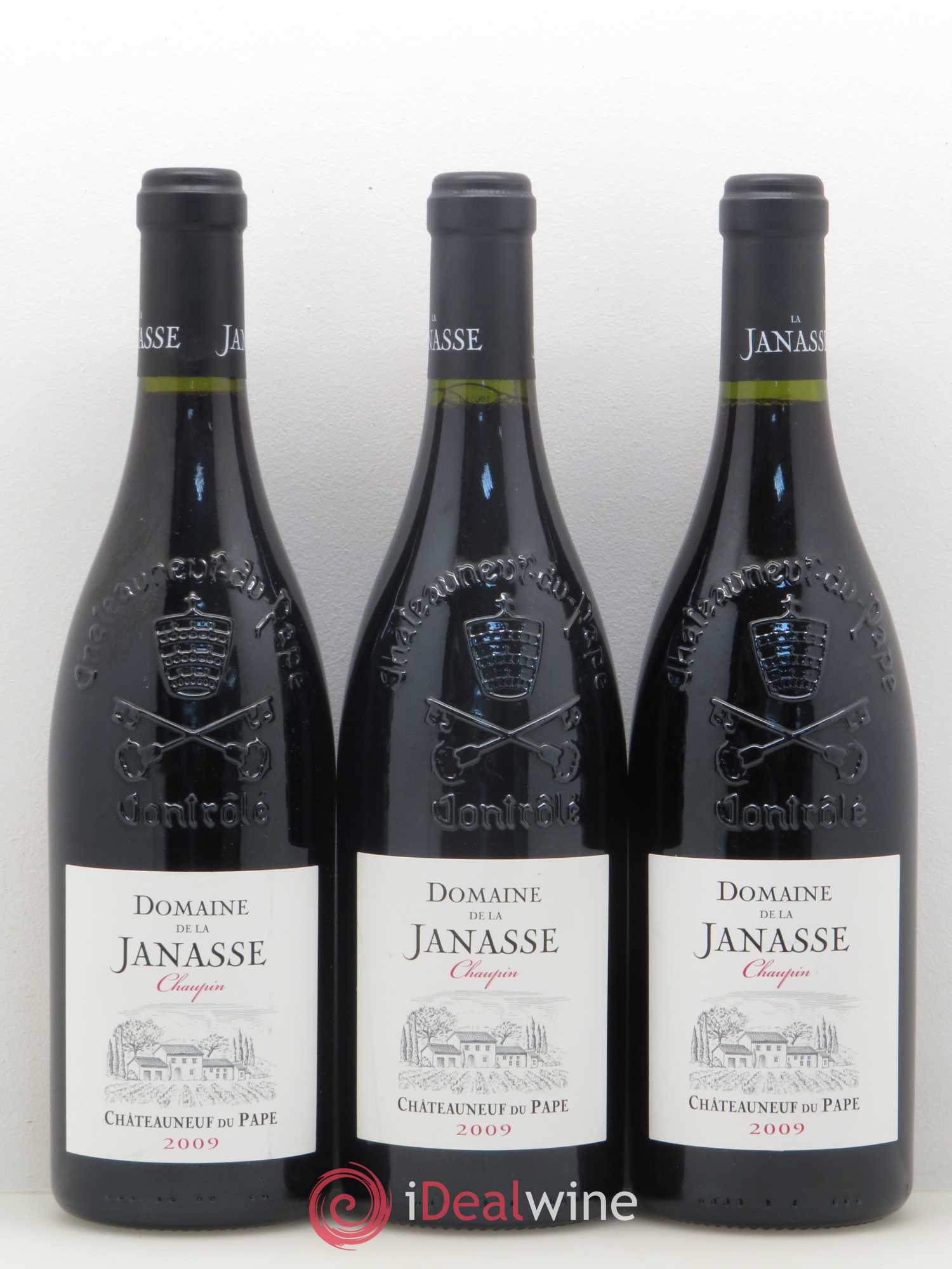 Châteauneuf-du-Pape Cuvée Chaupin La Janasse (Domaine de) 2009 - Lot de 3 bouteilles - 0