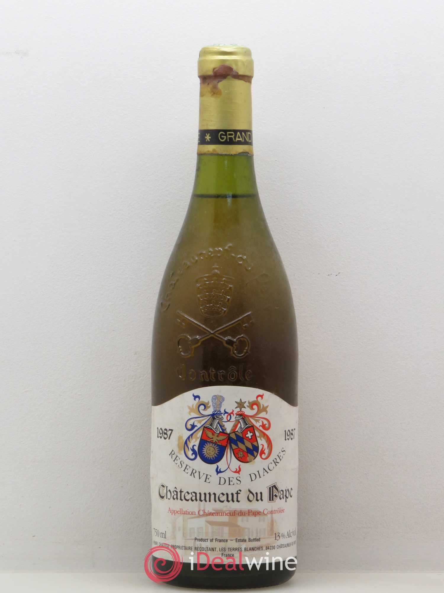 Châteauneuf-du-Pape Reserve des Diacres 1987 - Posten von 1 Flasche - 0