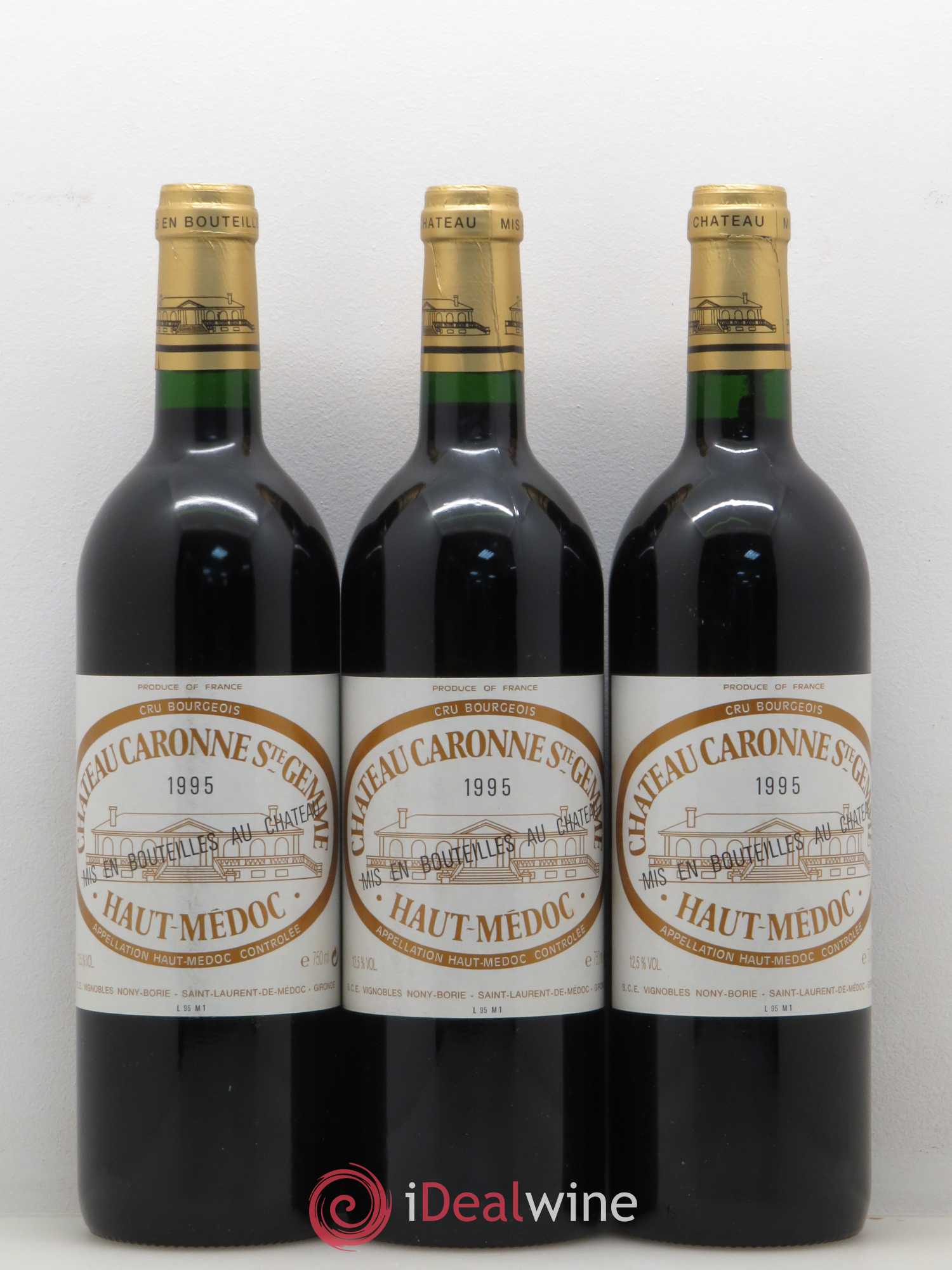 Château Caronne Sainte-Gemme Cru Bourgeois 1995 - Lot de 6 bouteilles - 2