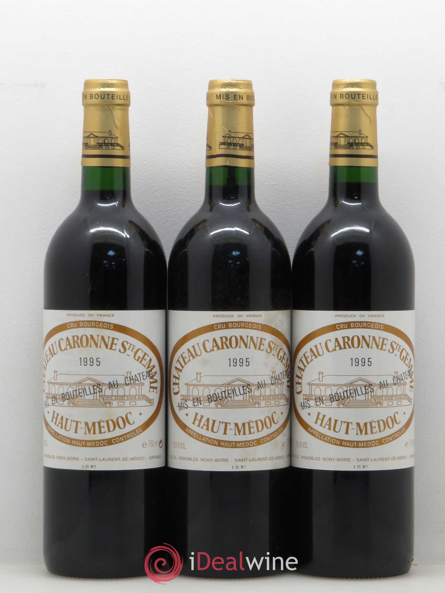 Château Caronne Sainte-Gemme Cru Bourgeois 1995 - Lot de 6 bouteilles - 2