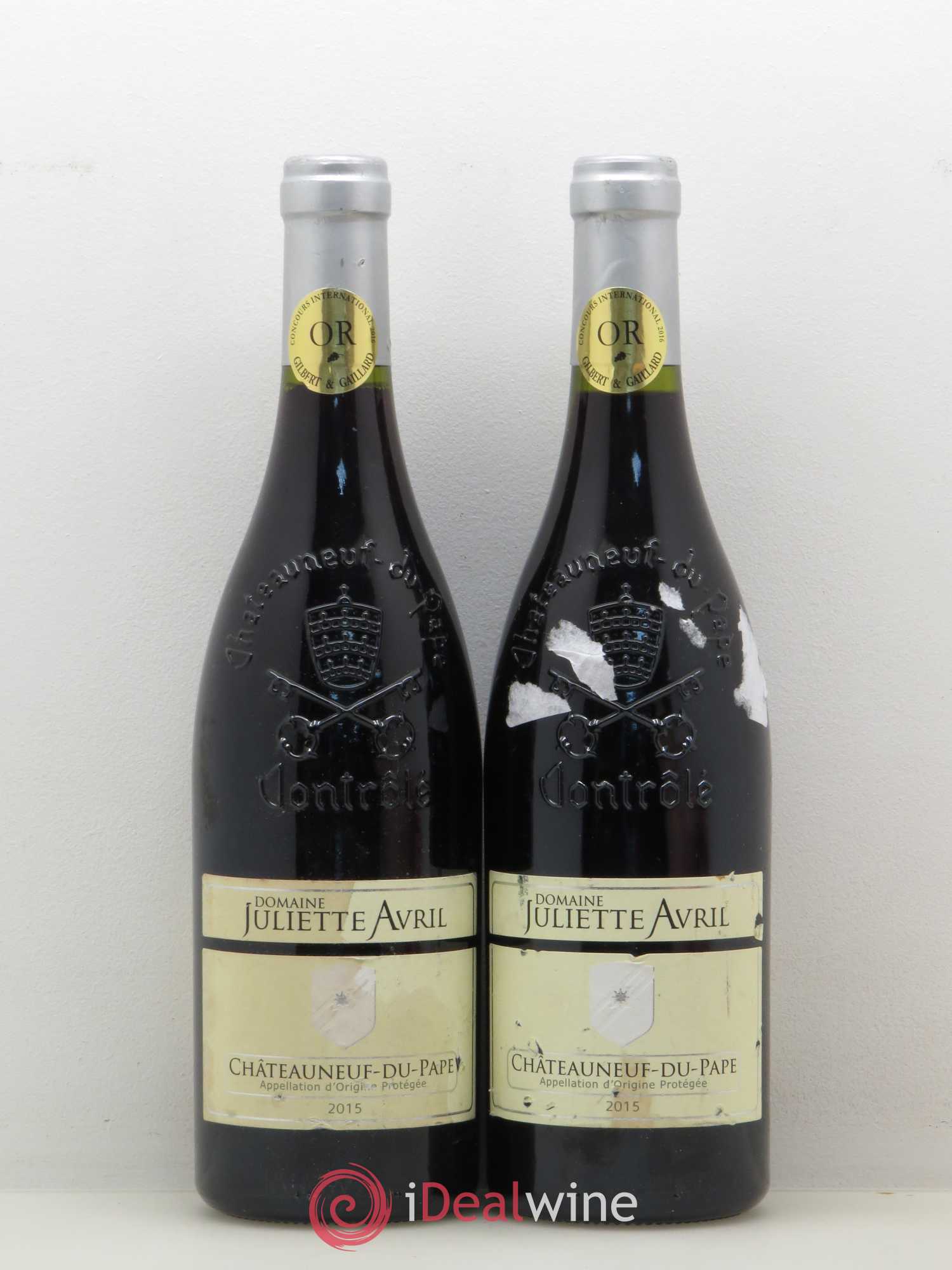 Châteauneuf-du-Pape Juliette Avril 2015 - Lot de 2 bouteilles - 0