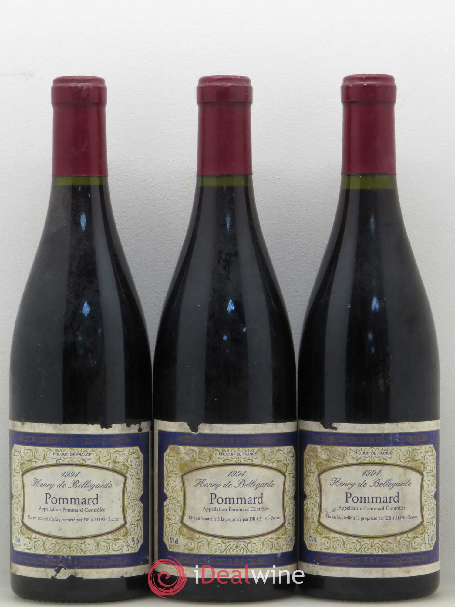 Pommard Henry de Bellegarde (sans prix de réserve) 1994 - Lot de 6 bouteilles - 1
