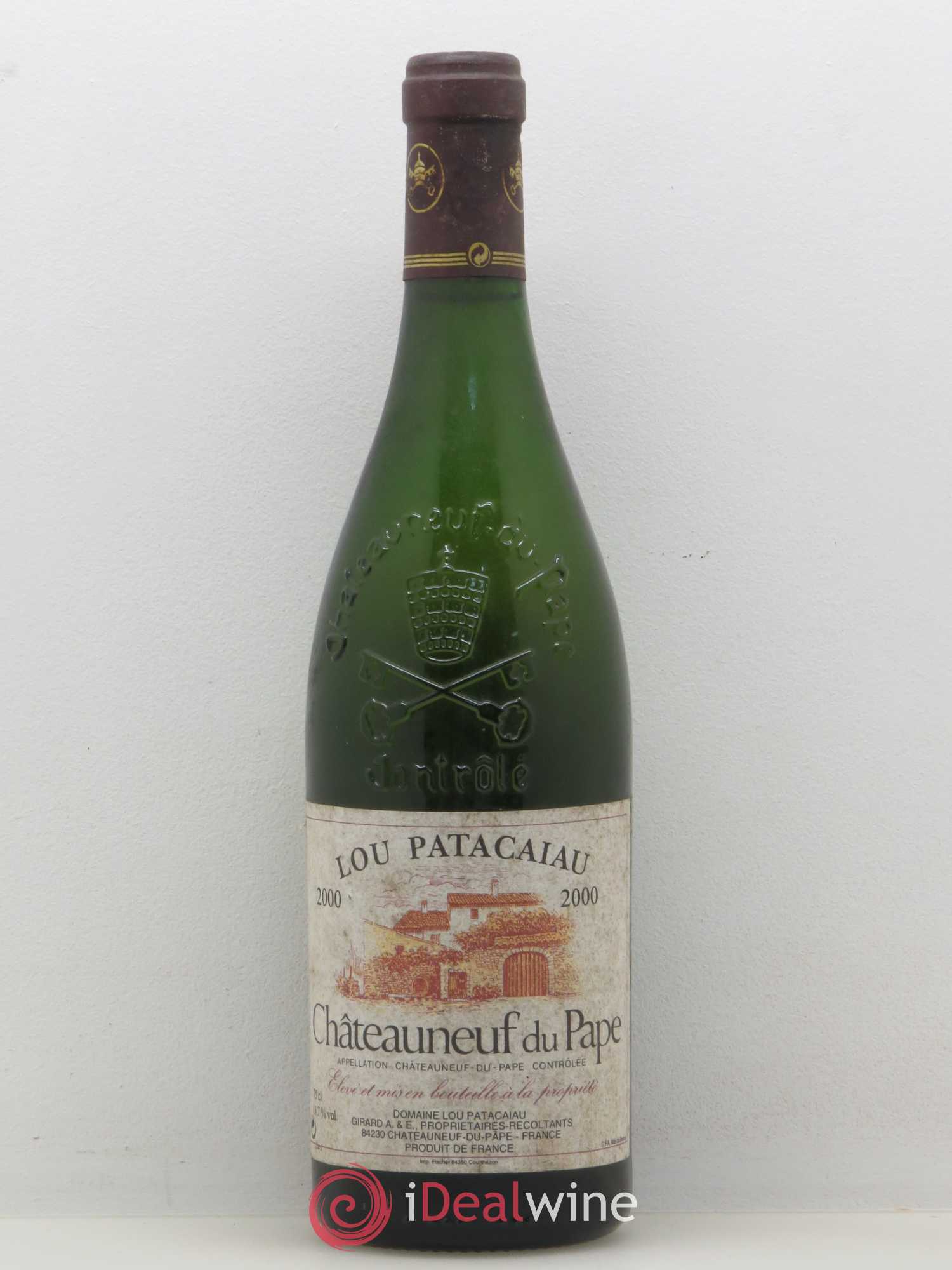 Châteauneuf-du-Pape Lou Patacaiau 2000 - Posten von 1 Flasche - 0