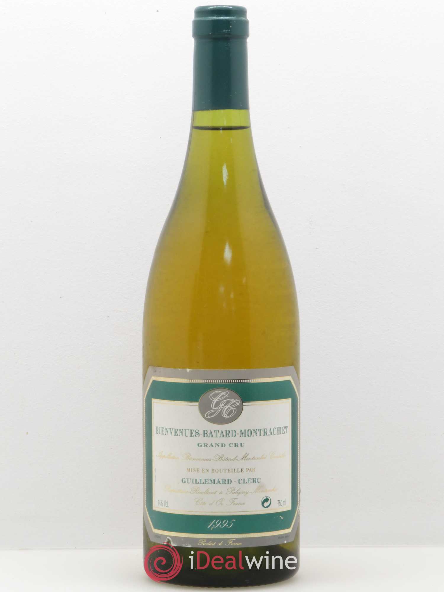 Bienvenues-Bâtard-Montrachet Grand Cru Guillemard-Clerc 1995 - Posten von 1 Flasche - 0