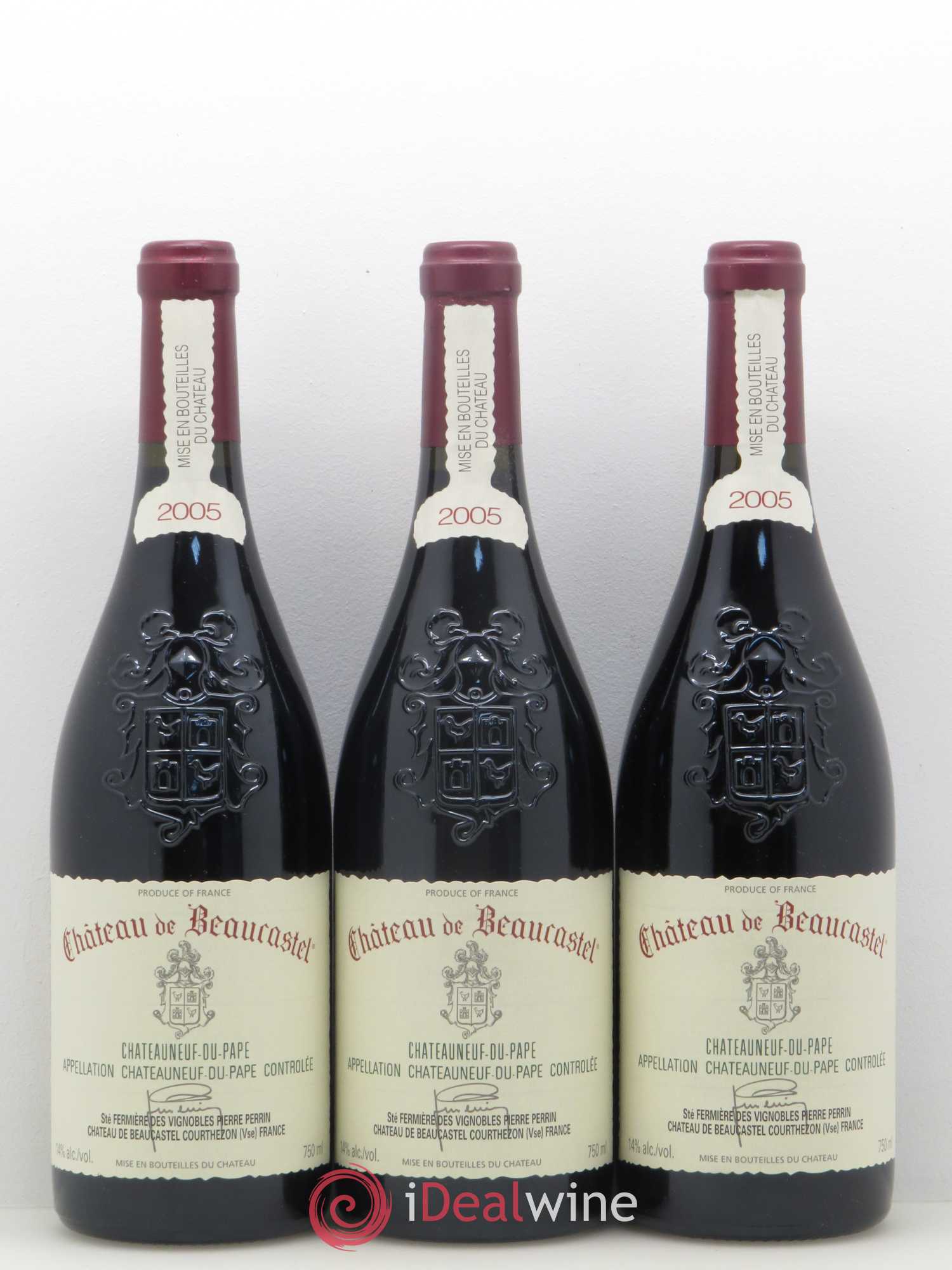 Châteauneuf-du-Pape Château de Beaucastel Famille Perrin 2005 - Lot de 6 bouteilles - 2