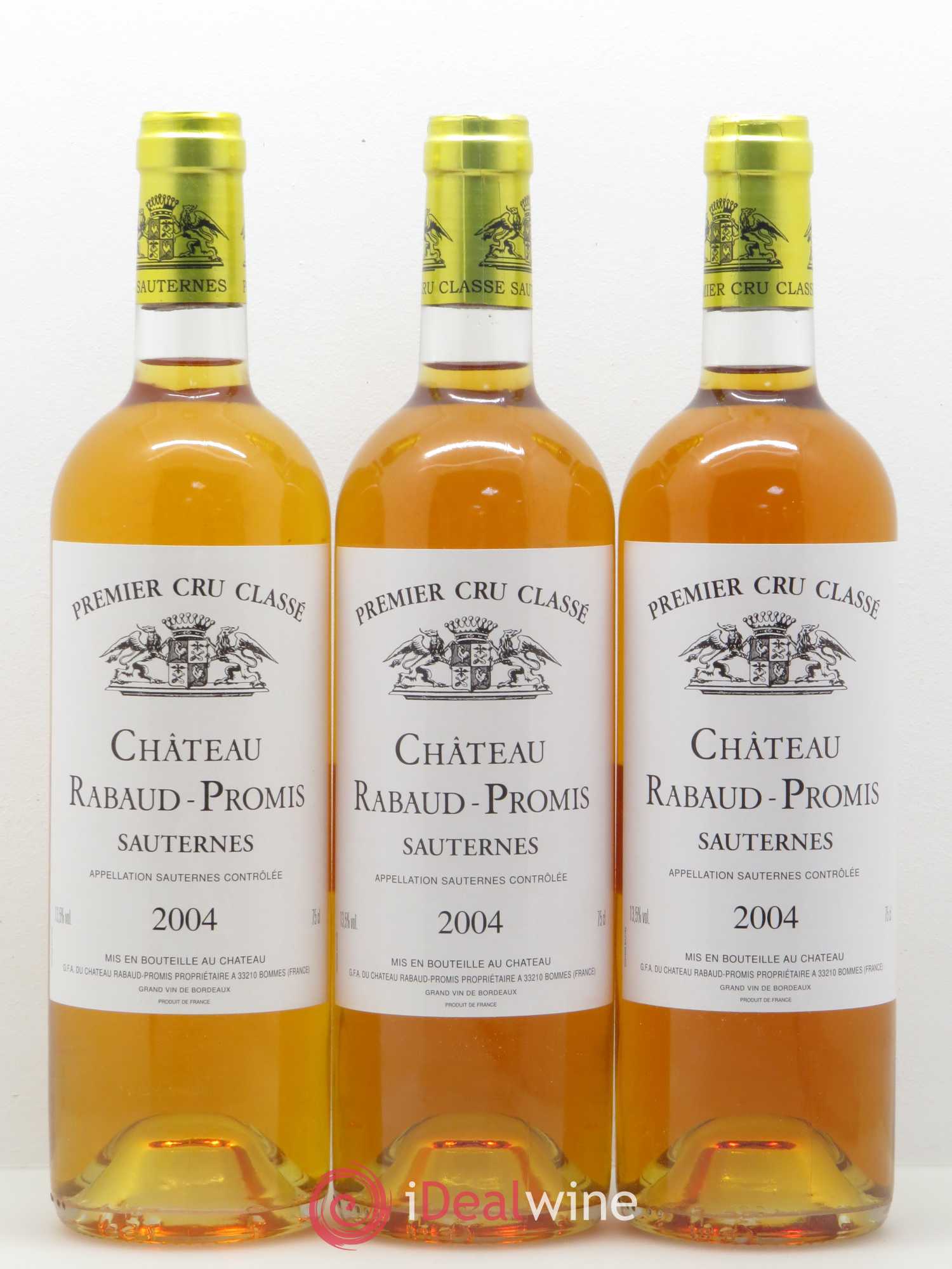Château Rabaud Promis 1er Grand Cru Classé 2004 - Lotto di 6 bottiglie - 2