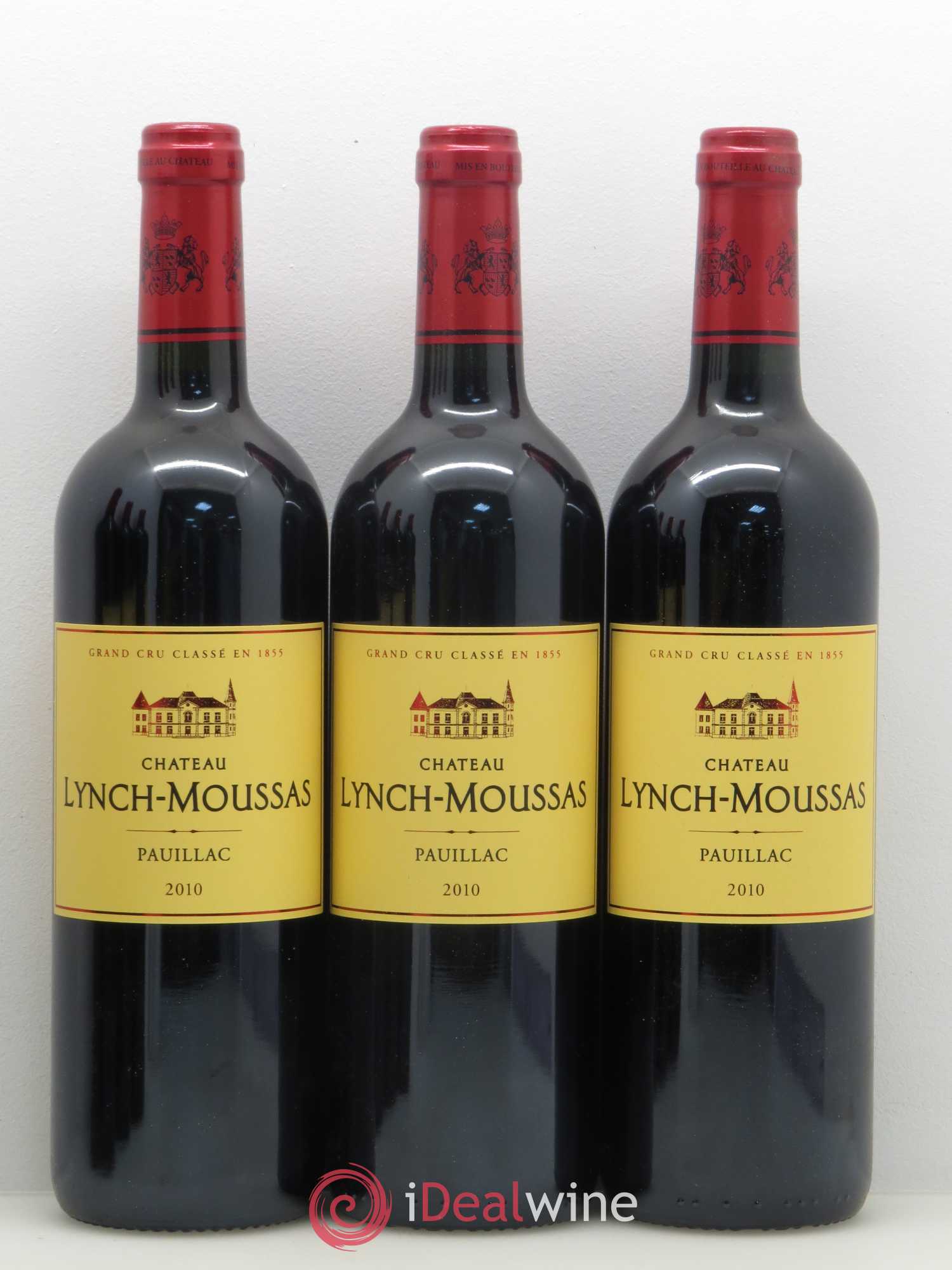 Château Lynch Moussas 5ème Grand Cru Classé 2010 - Lot de 6 bouteilles - 1