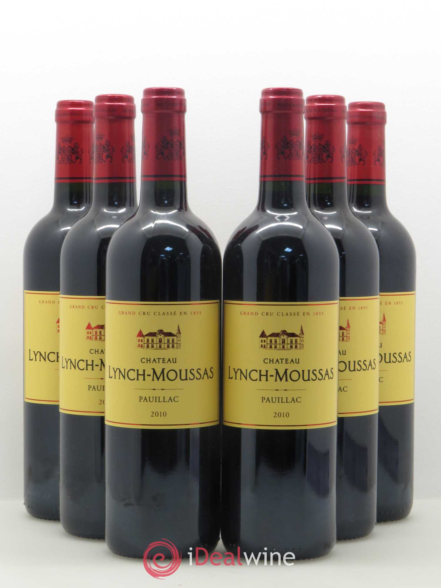 Château Lynch Moussas 5ème Grand Cru Classé 2010 - Lot de 6 bouteilles - 0