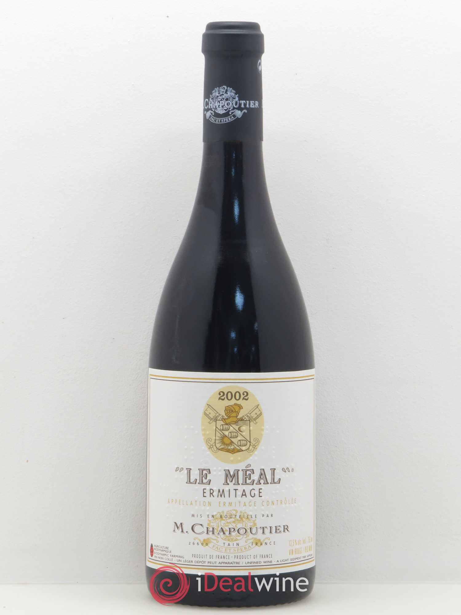 Hermitage Ermitage Le Méal Chapoutier 2002 - Lot de 1 bouteille - 0