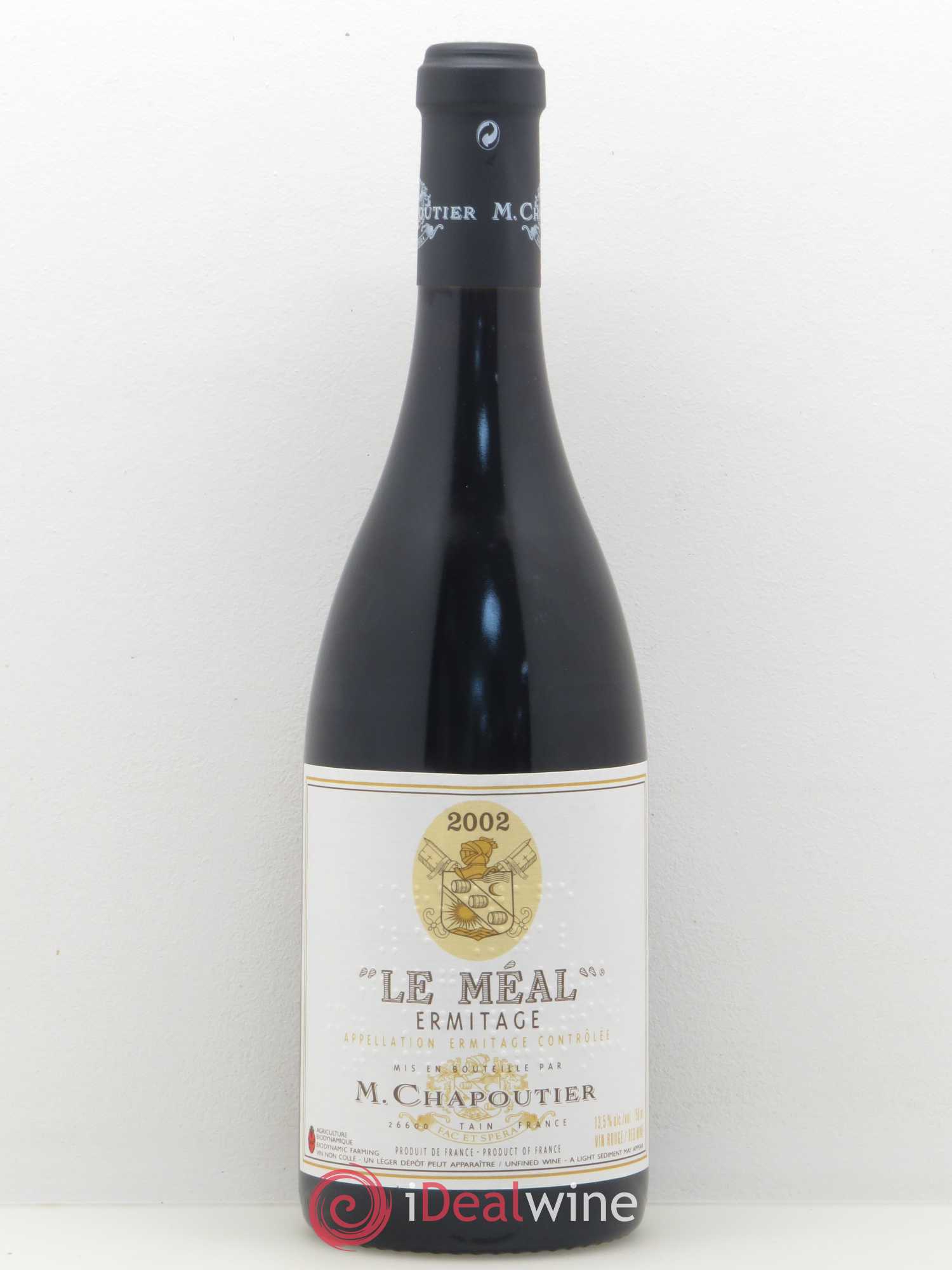 Hermitage Ermitage Le Méal Chapoutier 2002 - Lot de 1 bouteille - 0